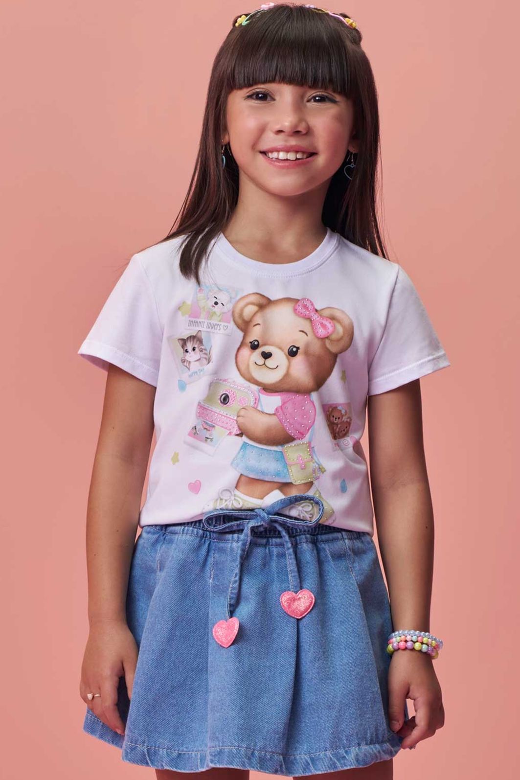 Blusa em meia malha 98995 Infanti Infantil Menina Blusa em meia malha 98995 Infanti Infantil Menina