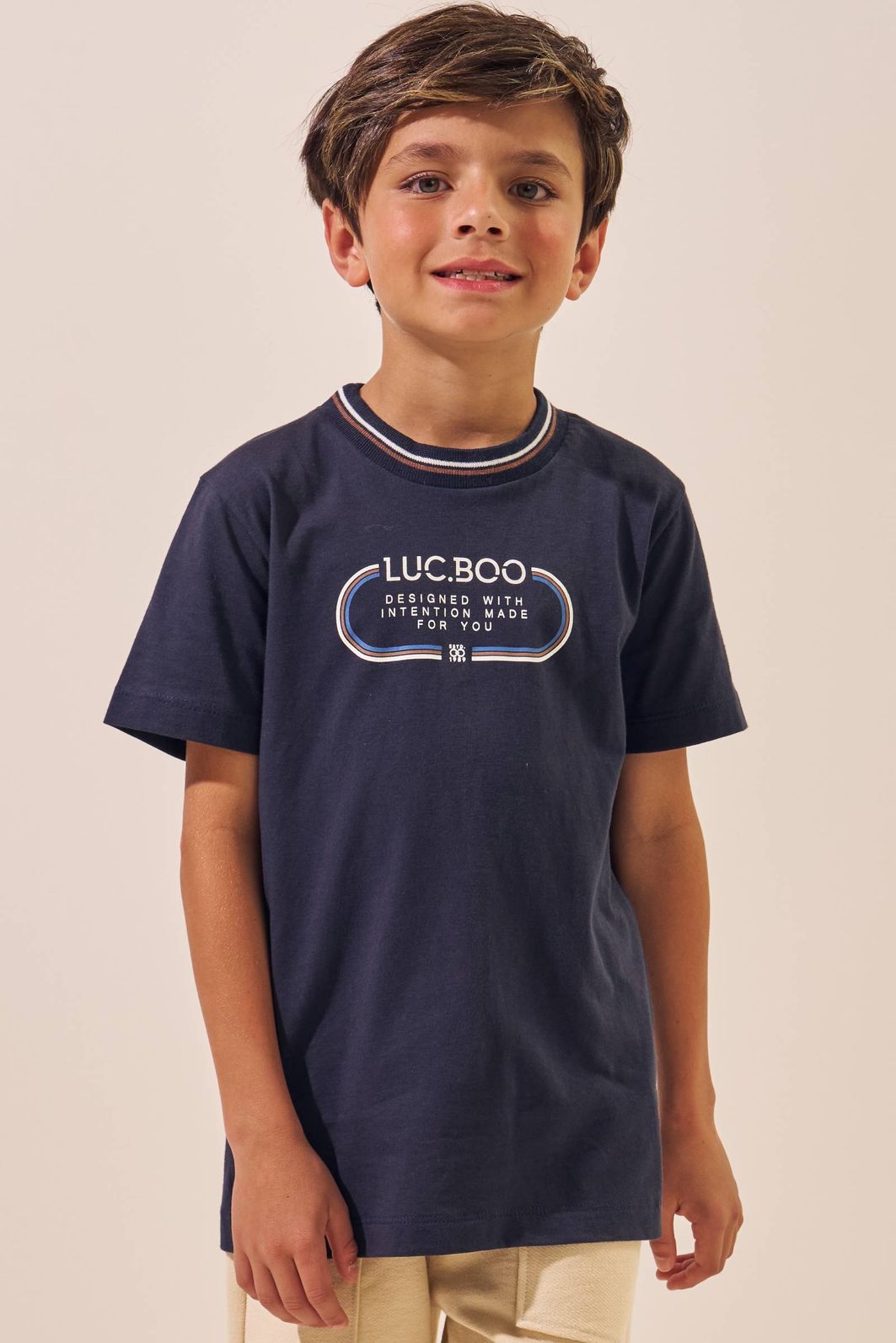 Camiseta em meia malha 96294 LucBoo Infantil Menino Camiseta em meia malha 96294 LucBoo Infantil Menino
