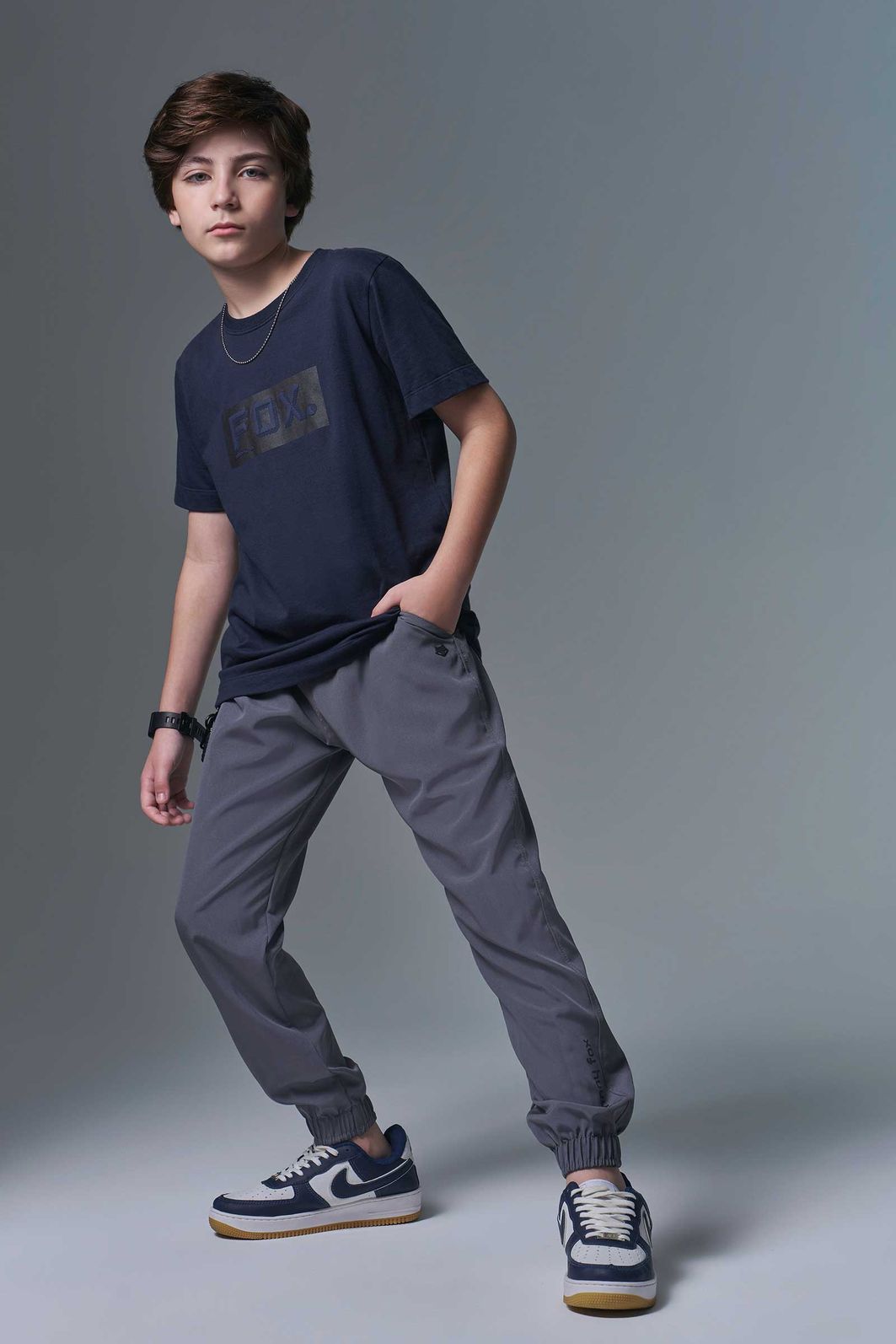 Calça em nylon hydronatic supersoft com elastano 97293 Johnny Fox Teen Menino