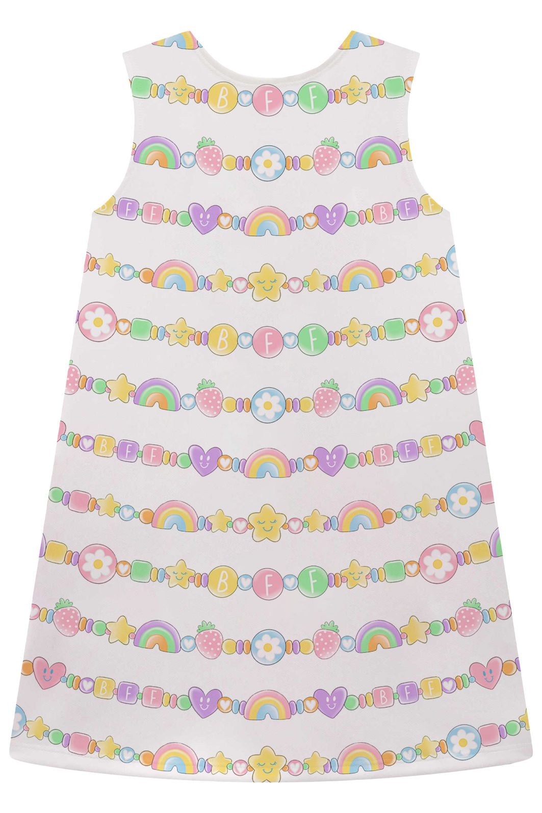 Vestido em fly tech. Acompanha kit pulseiras. 93432 Infanti Infantil Menina Vestido em fly tech. Acompanha kit pulseiras. 93432 Infanti Infantil Menina