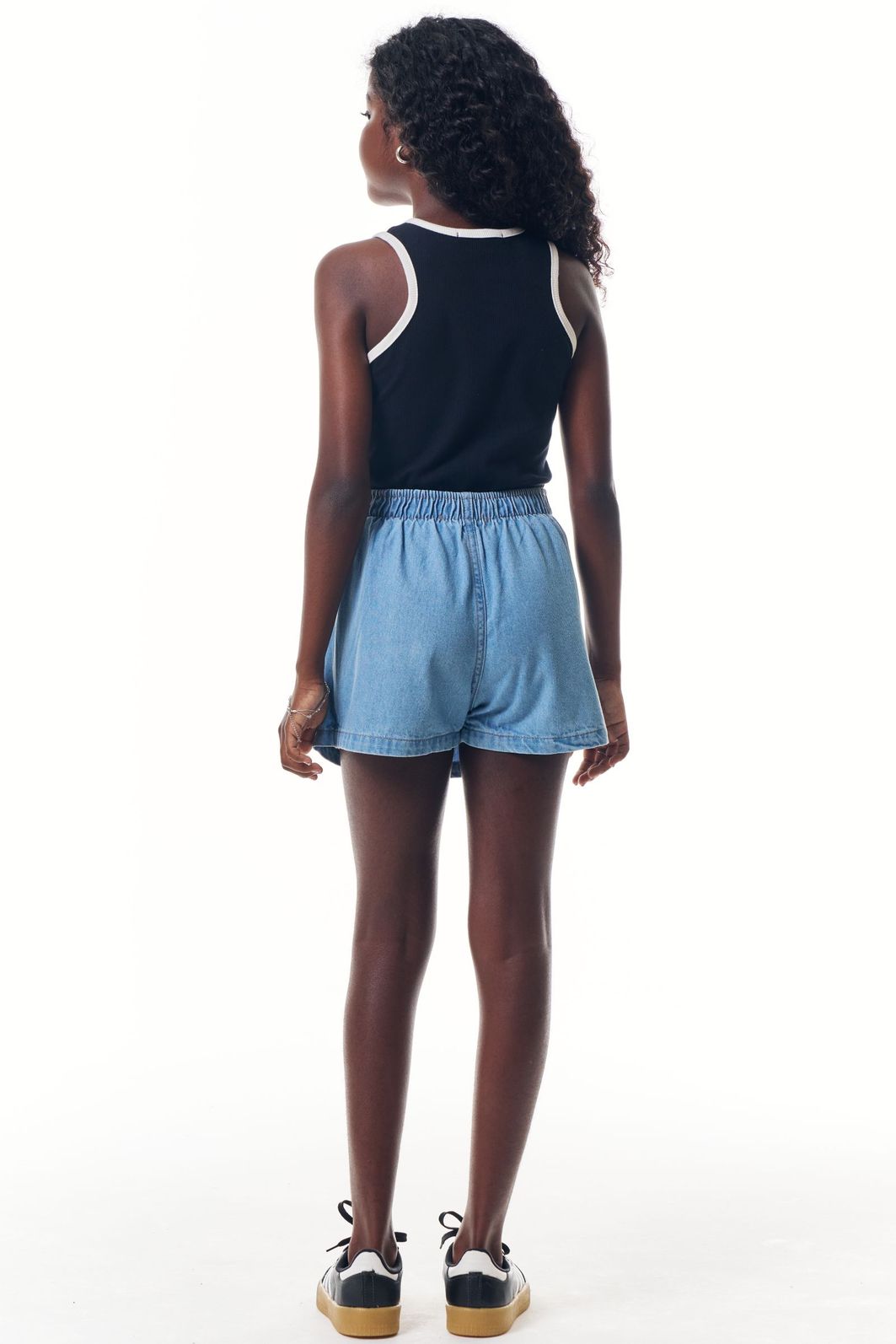 Short saia em jeans arkansas 92578 Lilimoon Teen Menina Short saia em jeans arkansas 92578 Lilimoon Teen Menina