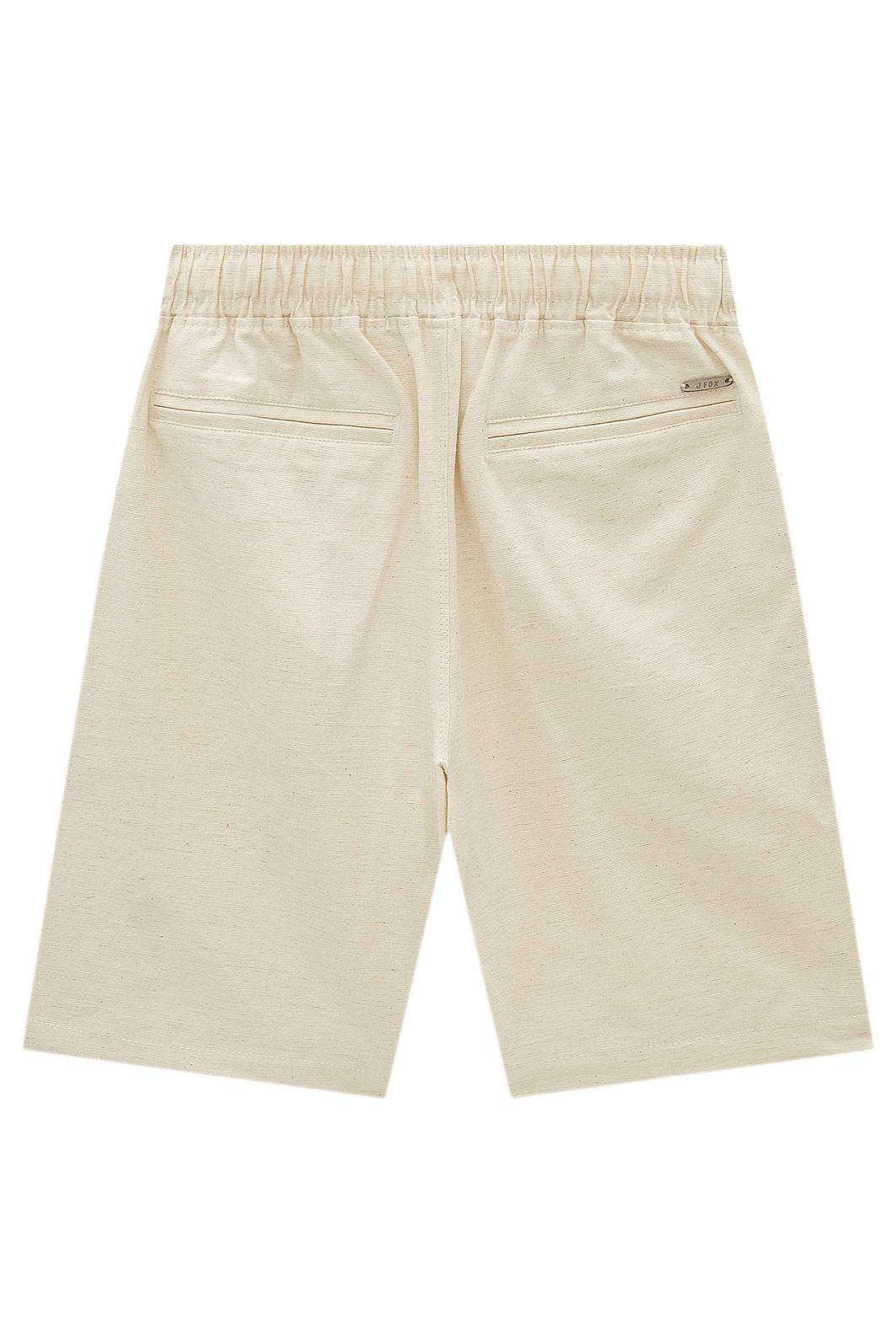 Bermuda em linho santorine com elastano 98692 Johnny Fox Teen Menino