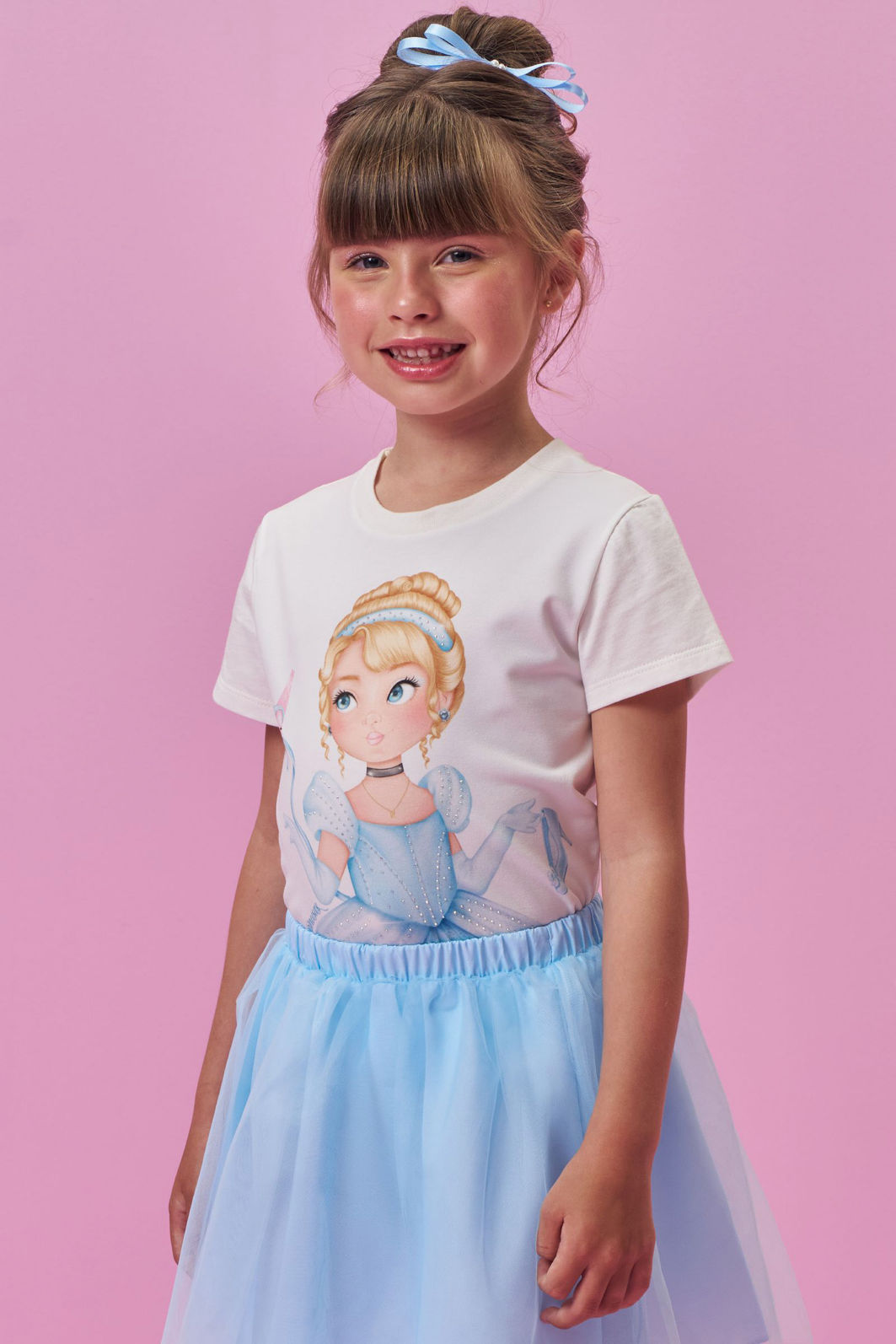 Blusa em meia malha 96794 Kukiê Infantil Menina Blusa em meia malha 96794 Kukiê Infantil Menina