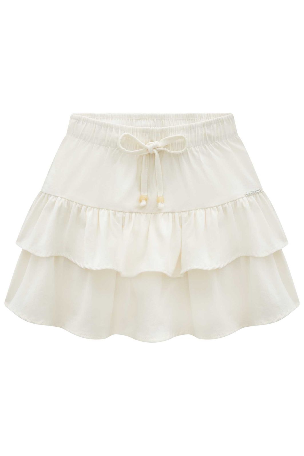Saia em sarja com elastano. Com shorts embutido 95407 Infanti Infantil Menina