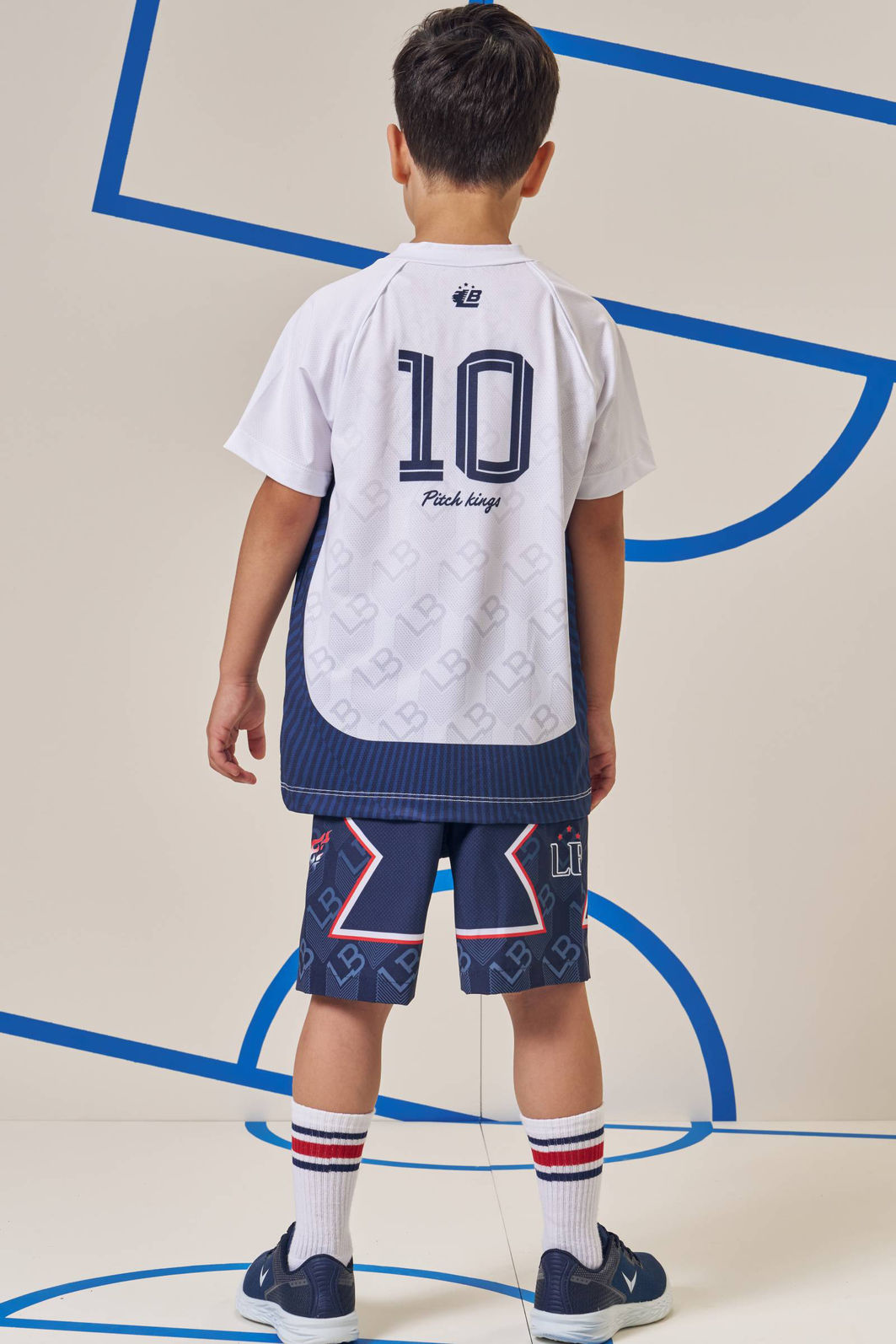 Conjunto de camiseta em malha dry yuki e bermuda em nylon ergonomic com elastano 96633 LucBoo Infantil Menino Conjunto de camiseta em malha dry yuki e bermuda em nylon ergonomic com elastano 96633 LucBoo Infantil Menino