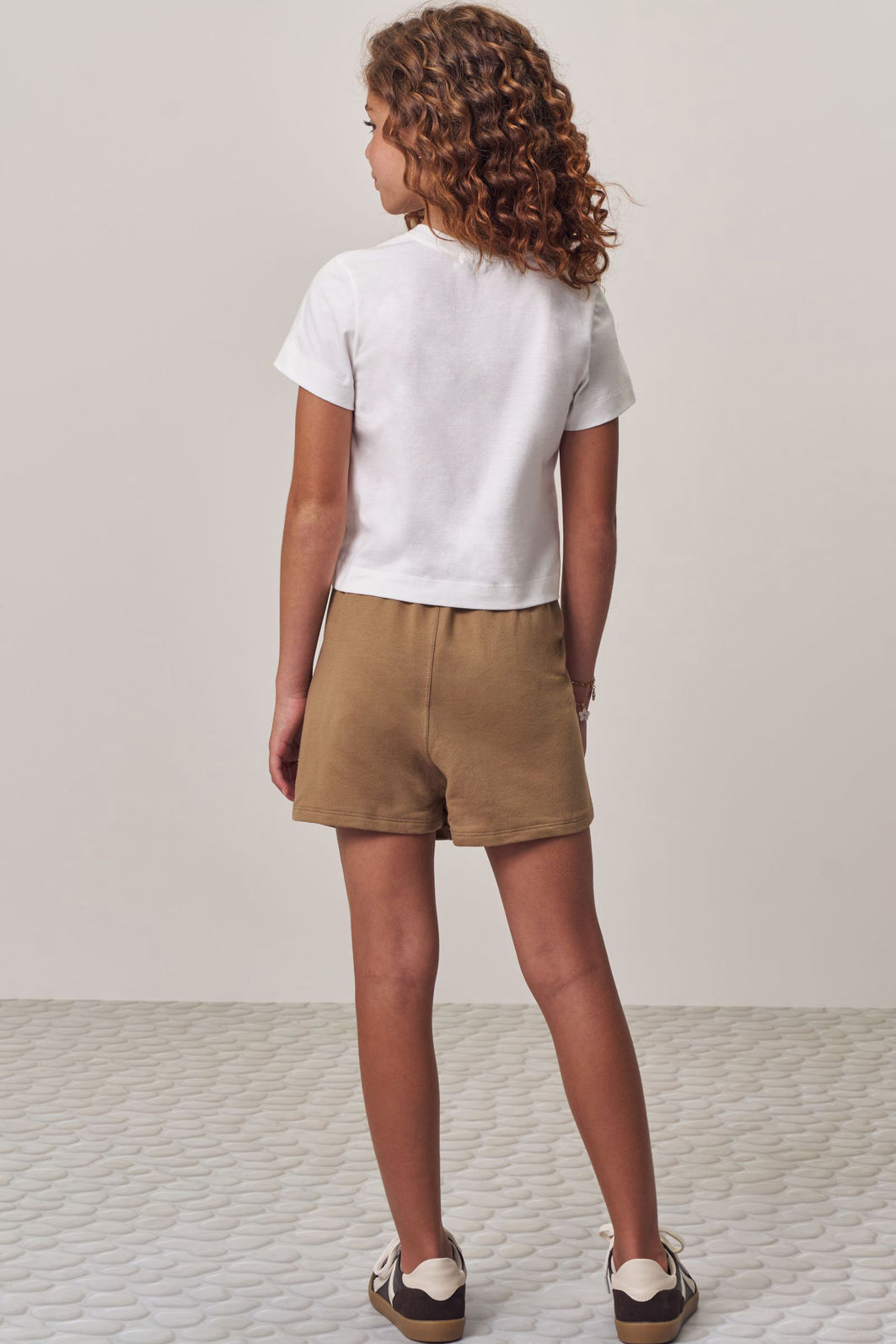 Conjunto de blusa em meia malha e short saia em moletom sem pelúcia 98574 Lilimoon Teen Menina Conjunto de blusa em meia malha e short saia em moletom sem pelúcia 98574 Lilimoon Teen Menina