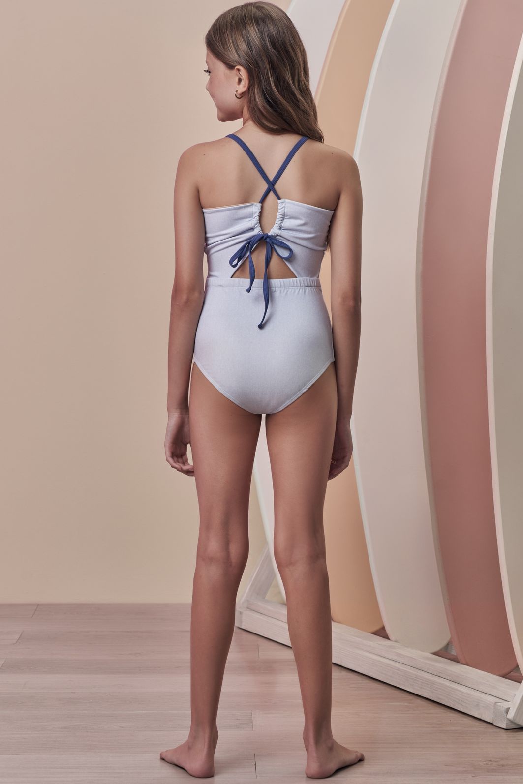 Maiô em malha UV50 99477 Vic Teen Menina Maiô em malha UV50 99477 Vic Teen Menina