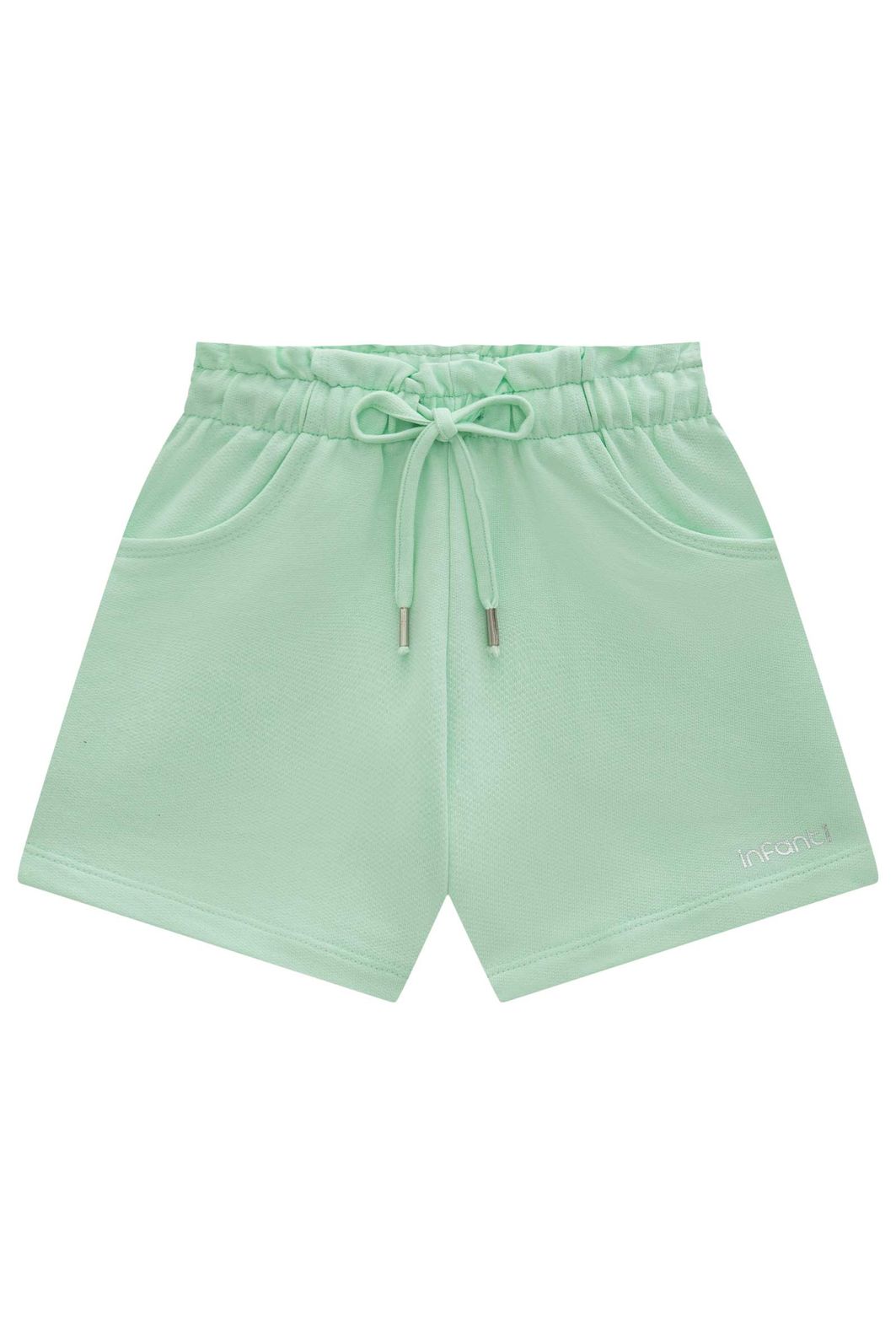 Shorts em moletom sem pelúcia 94376 Infanti Infantil Menina Shorts em moletom sem pelúcia 94376 Infanti Infantil Menina