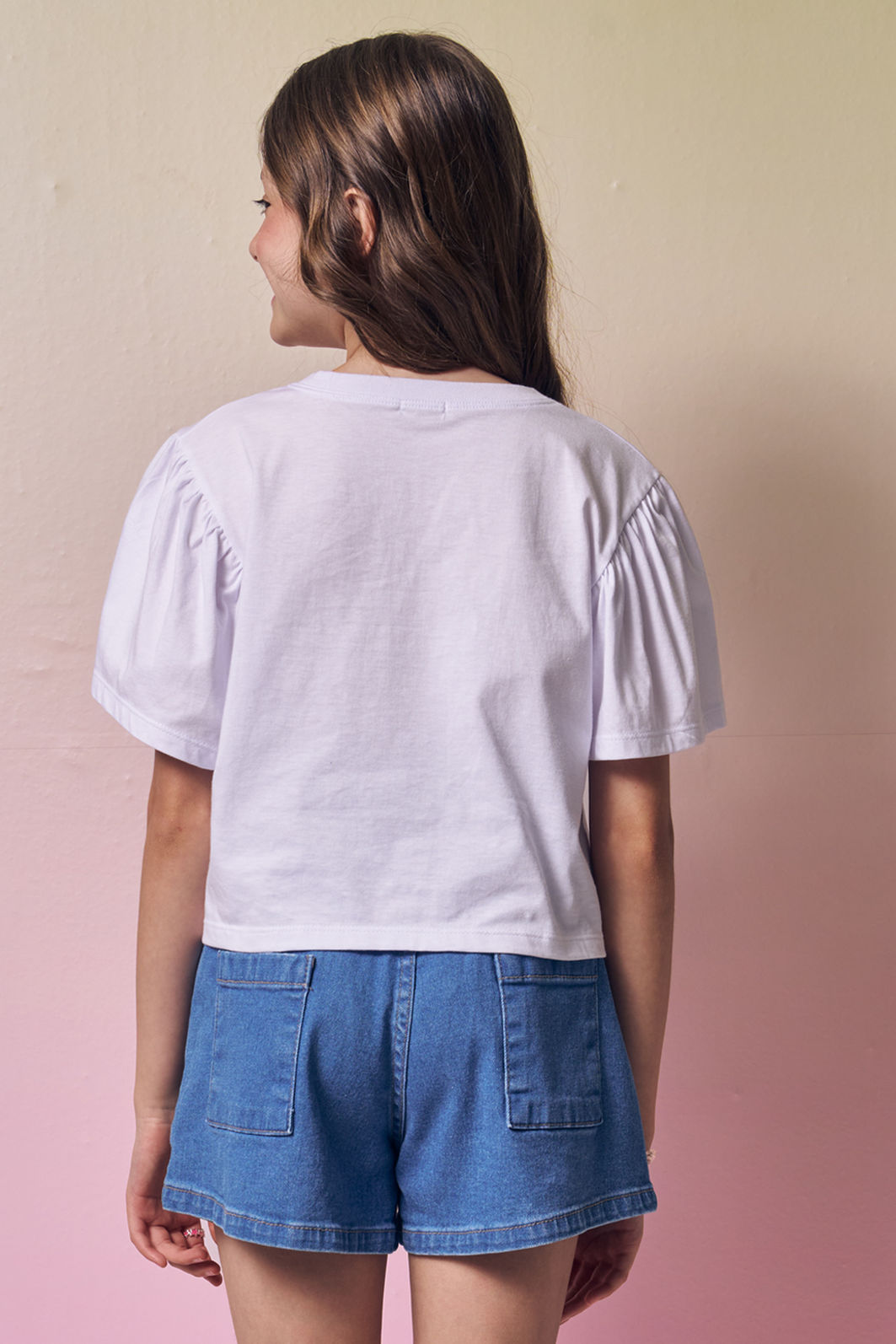 Blusa em meia malha 94581 Vic Teen Menina