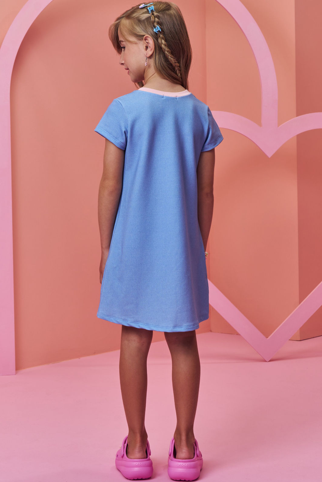 Vestido em molecotton 97944 Infanti Infantil Menina Vestido em molecotton 97944 Infanti Infantil Menina