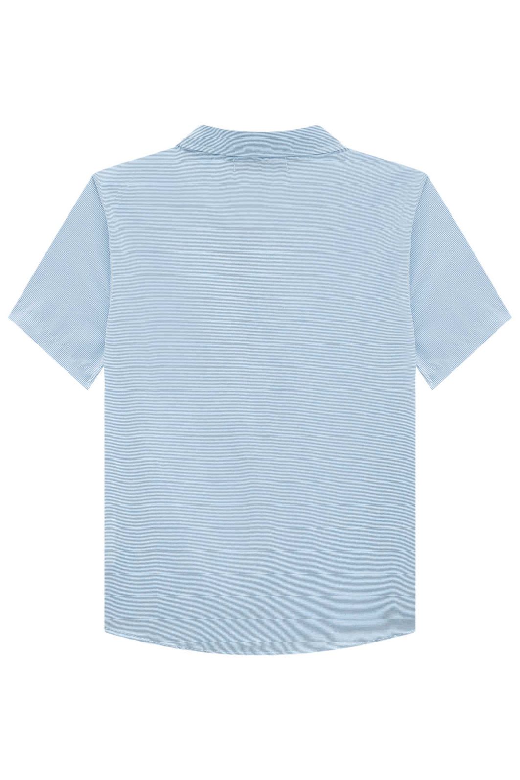 Camisa em tecido listrado 94788 LucBoo Infantil Menino Camisa em tecido listrado 94788 LucBoo Infantil Menino