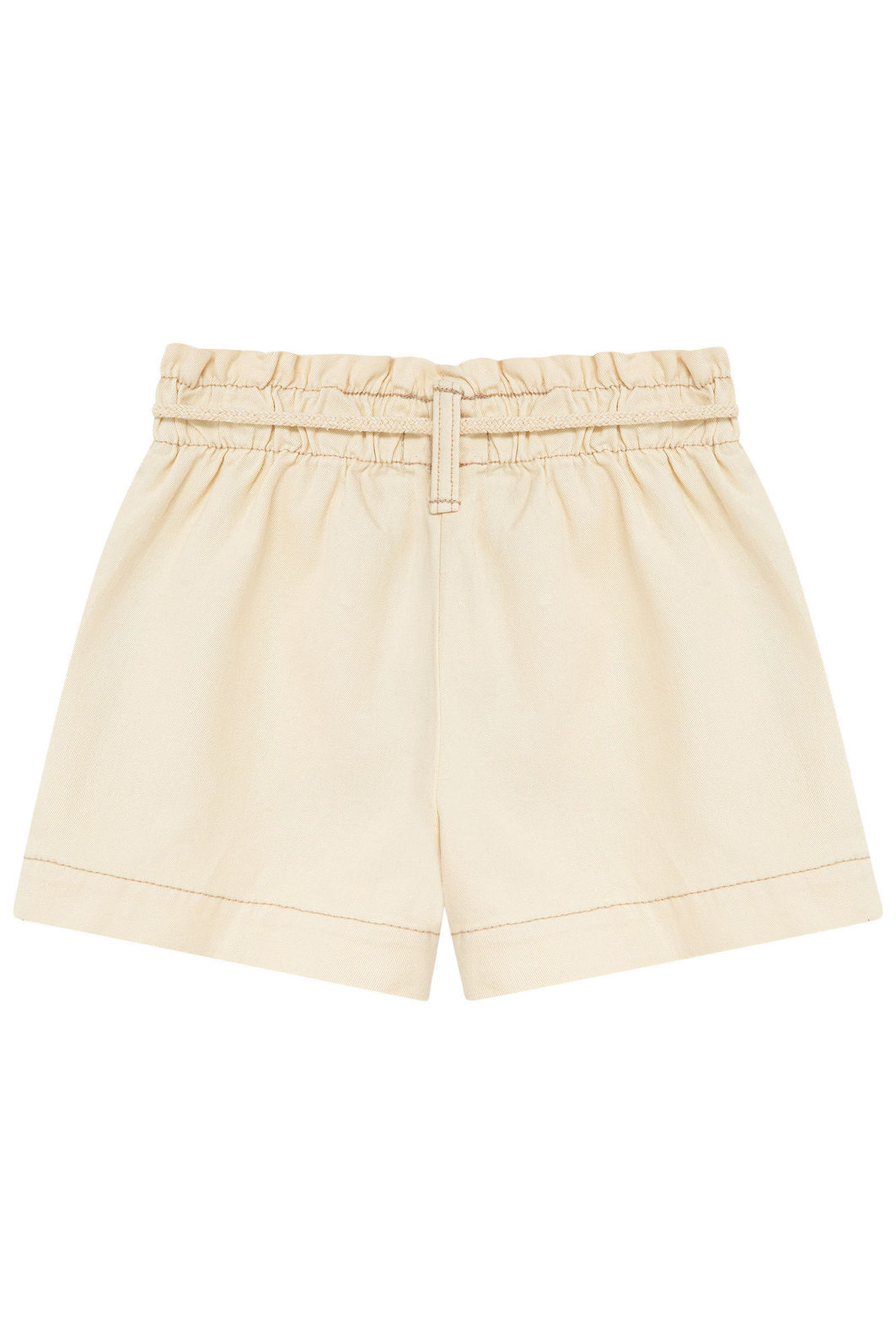 Shorts em sarja com elastano 95570 Kukiê Infantil Menina