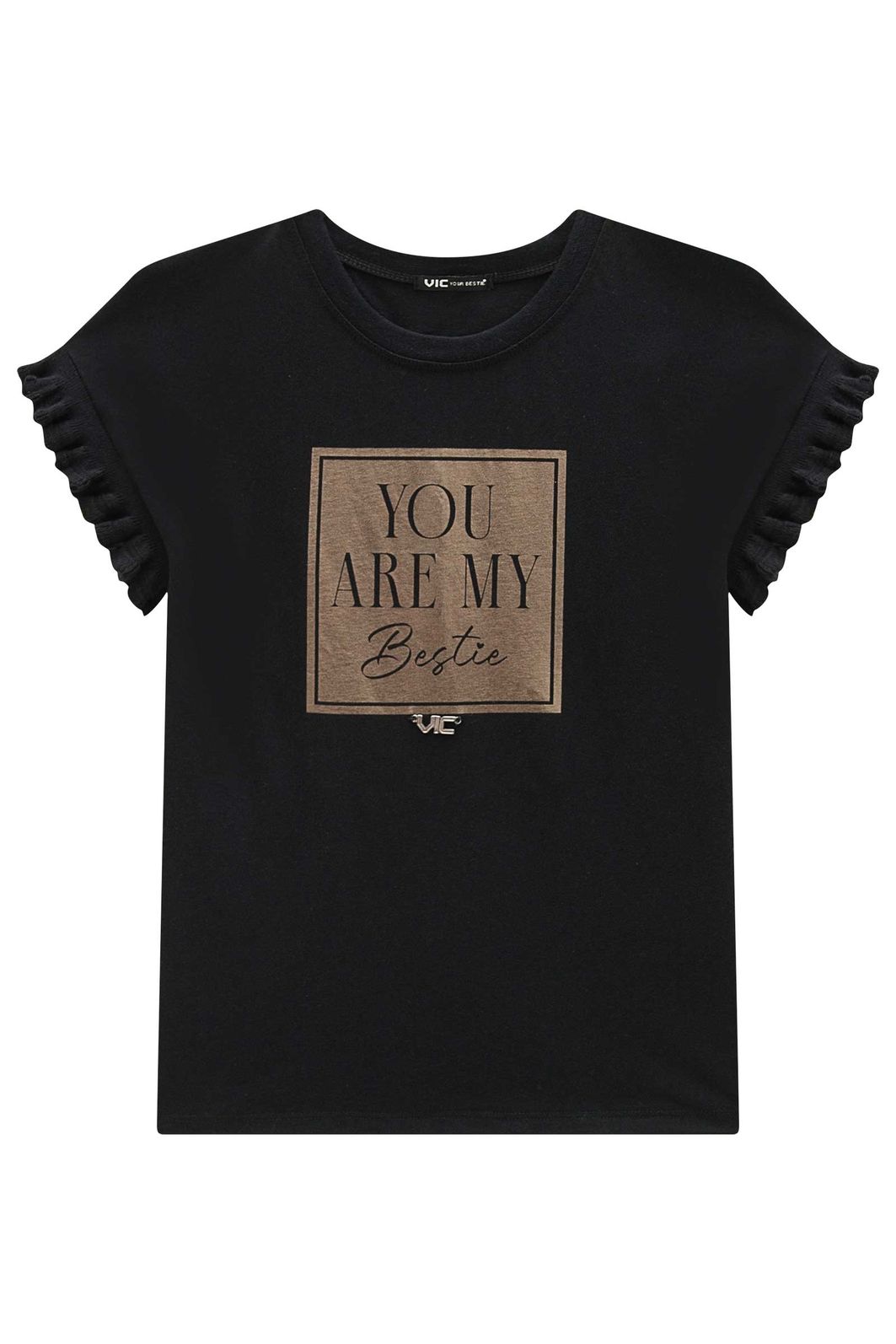 Blusa em meia malha 97928 Vic Teen Menina Blusa em meia malha 97928 Vic Teen Menina