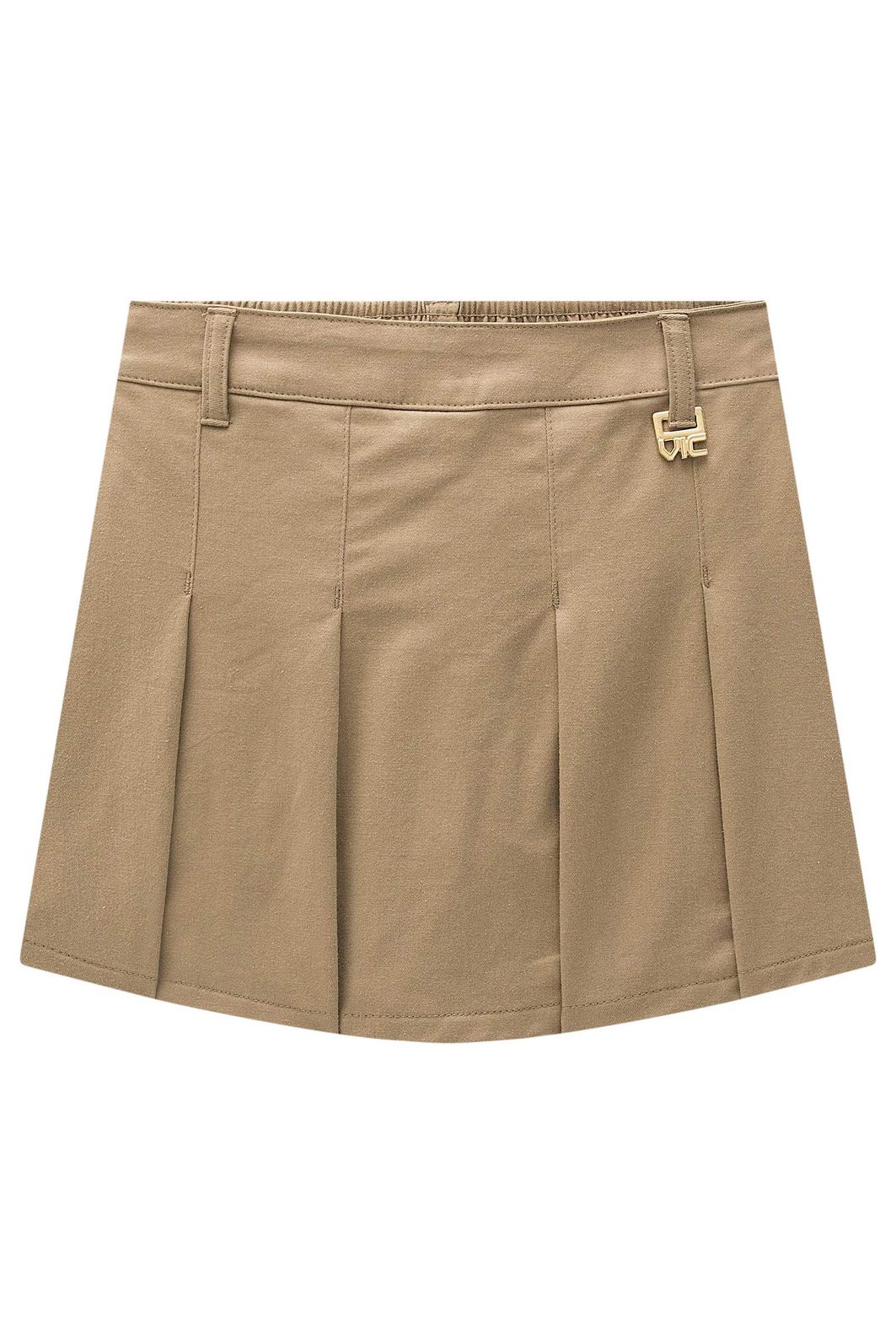 Short saia em sarja com elastano 98869 Vic Teen Menina Short saia em sarja com elastano 98869 Vic Teen Menina