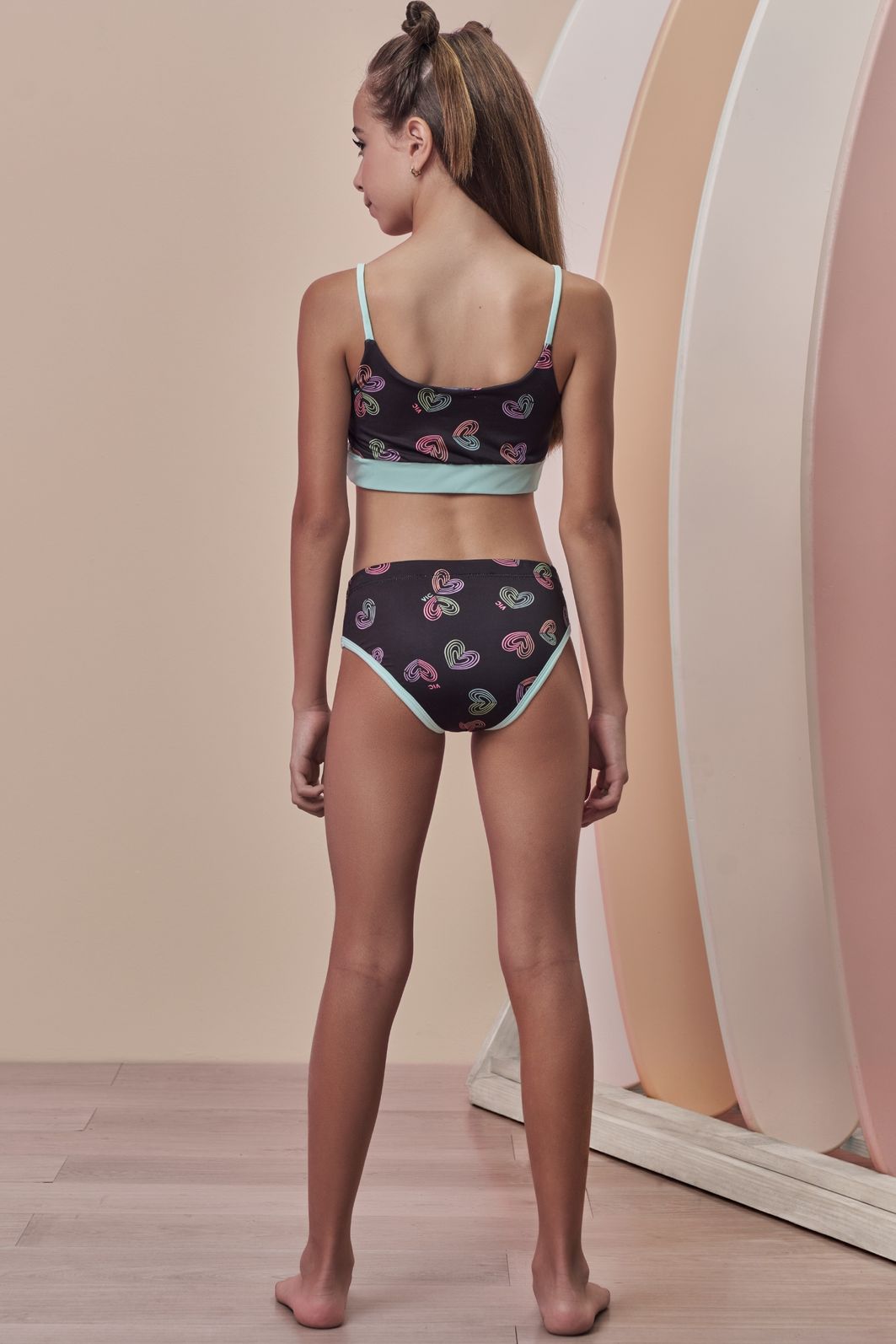 Biquíni em malha com proteção UV50 99494 Vic Teen Menina Biquíni em malha com proteção UV50 99494 Vic Teen Menina
