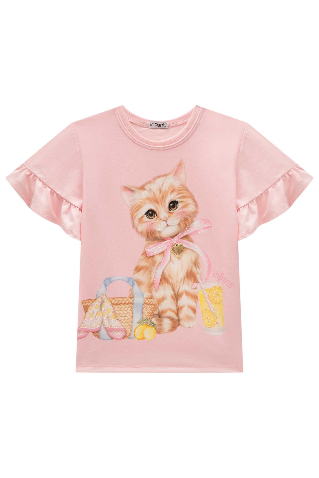 Blusa em meia malha 95757 Infanti Infantil Menina Blusa em meia malha 95757 Infanti Infantil Menina