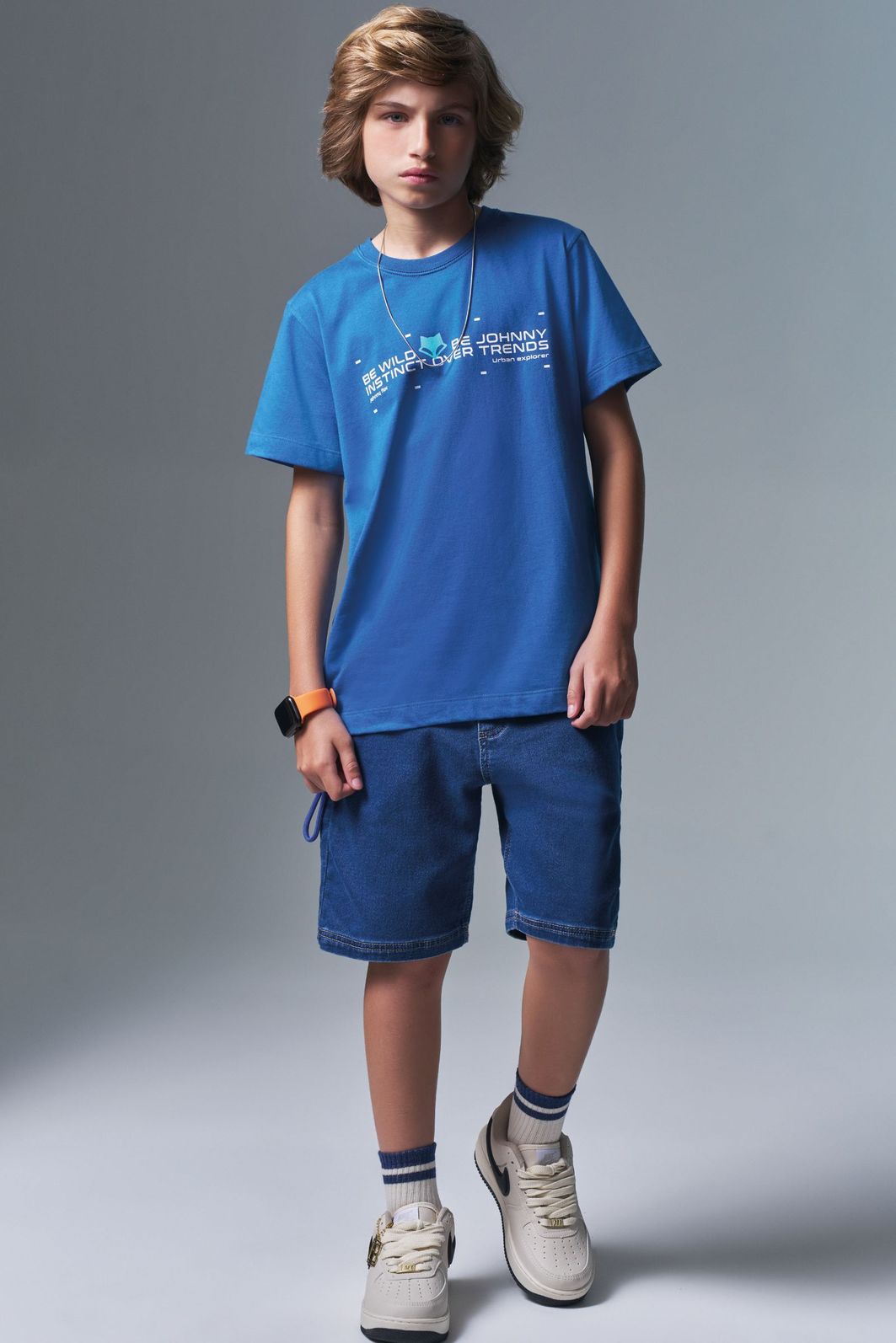 Camiseta em meia malha 96651 Johnny Fox Teen Menino Camiseta em meia malha 96651 Johnny Fox Teen Menino