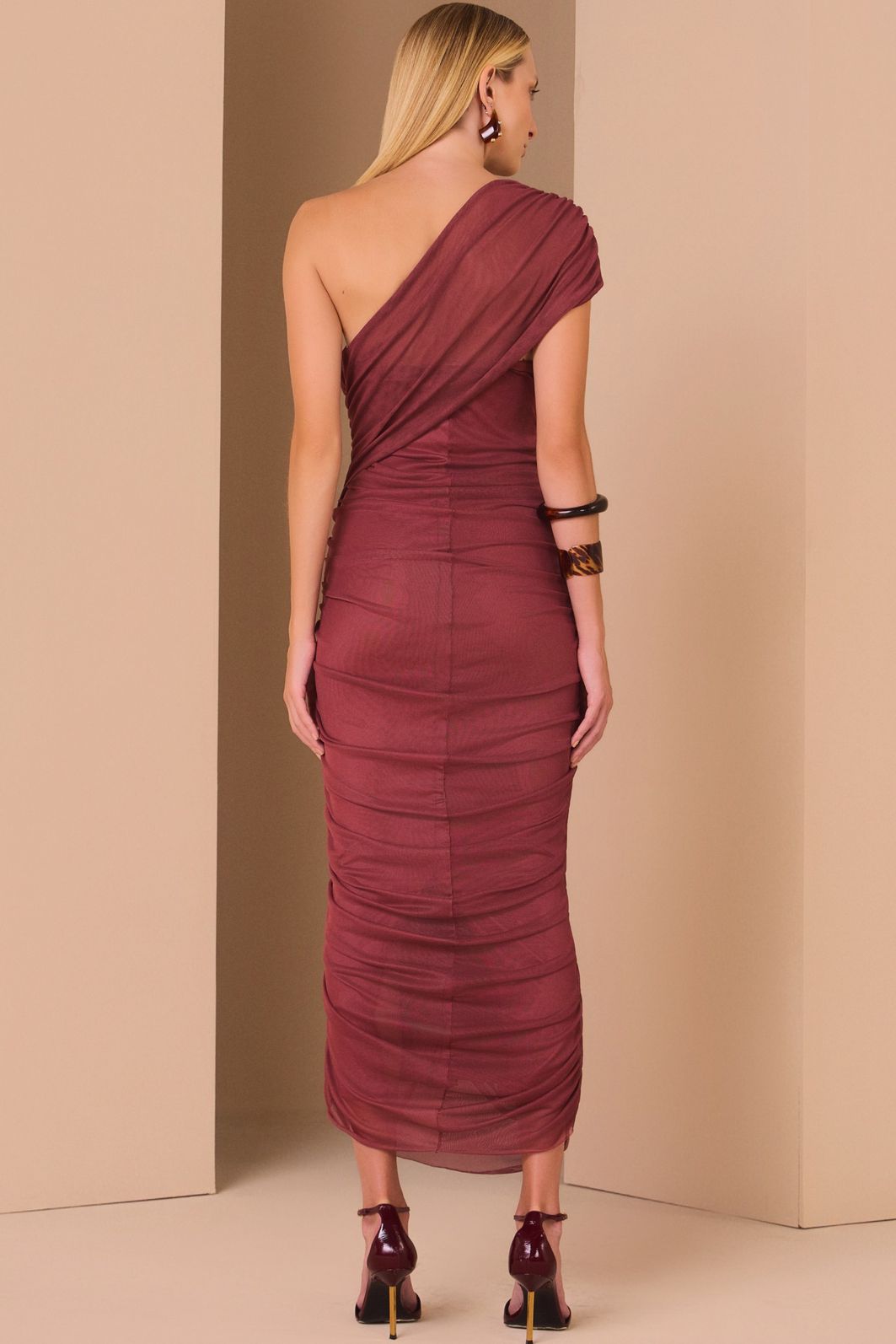 Vestido maxi midi em tule com elastano 99286 Linzzi Vestido maxi midi em tule com elastano 99286 Linzzi
