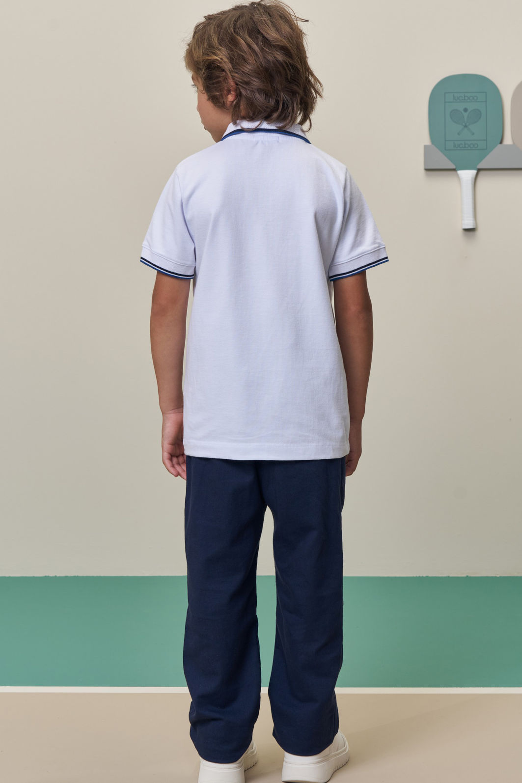 Camisa polo em piquet com elastano 98419 LucBoo Infantil Menino Camisa polo em piquet com elastano 98419 LucBoo Infantil Menino