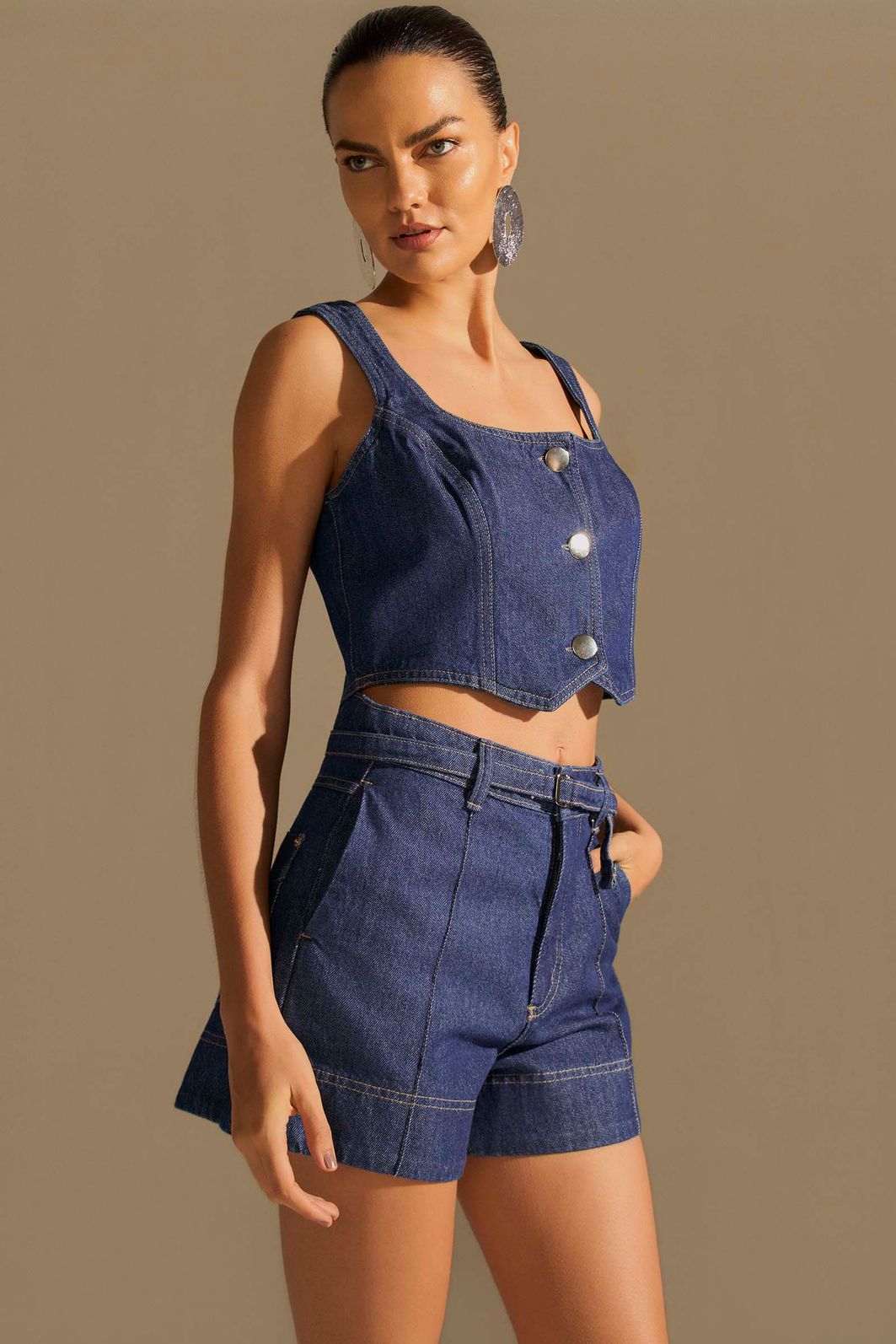 Shorts em denim 94985 Linzzi Shorts em denim 94985 Linzzi
