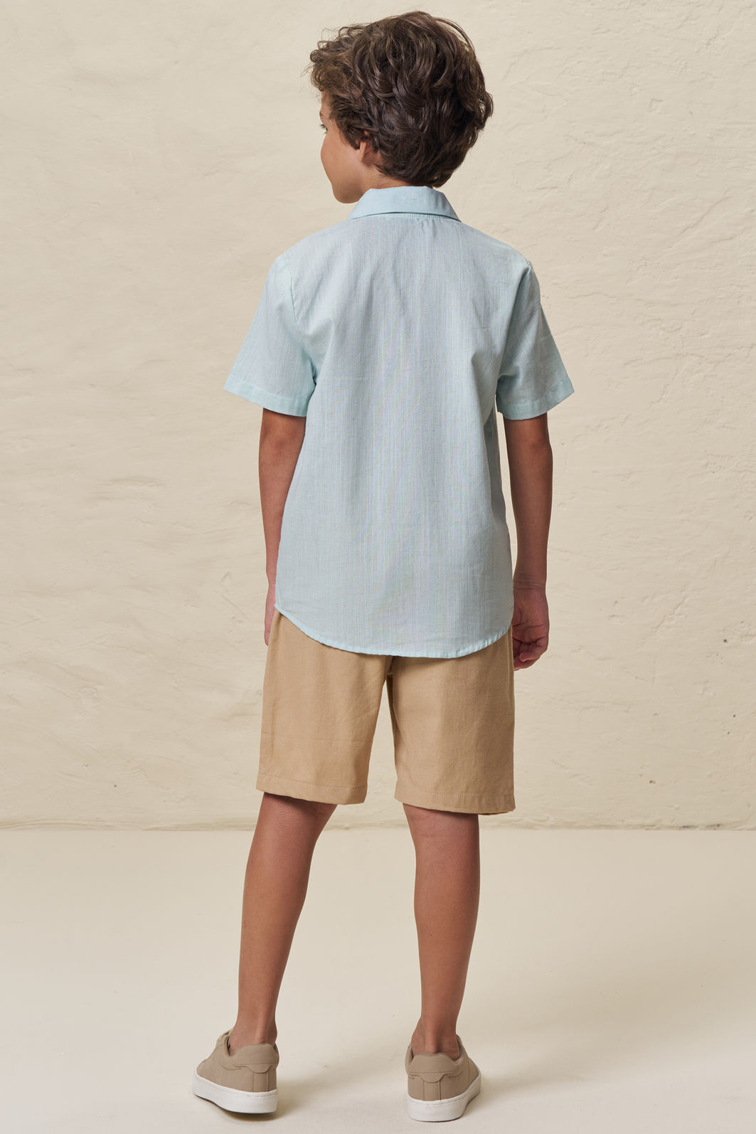 Bermuda em linho santorine 99005 LucBoo Infantil Menino Bermuda em linho santorine 99005 LucBoo Infantil Menino