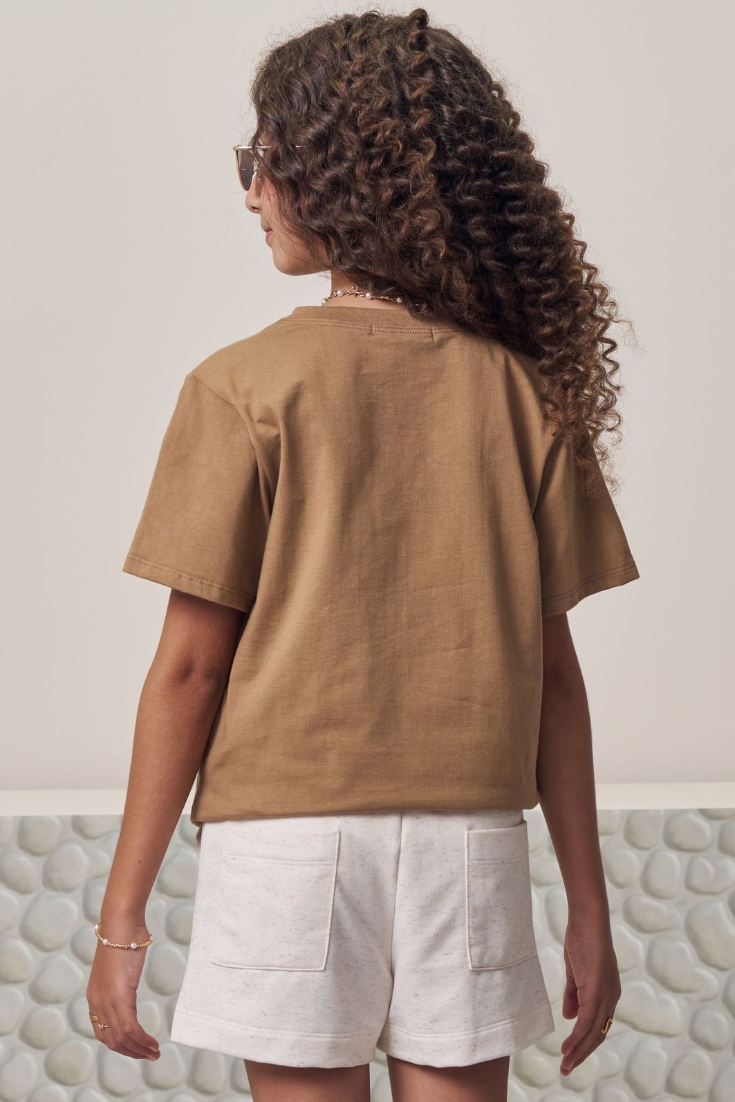 Camiseta comfy em meia malha 97927 Lilimoon Teen Menina Camiseta comfy em meia malha 97927 Lilimoon Teen Menina