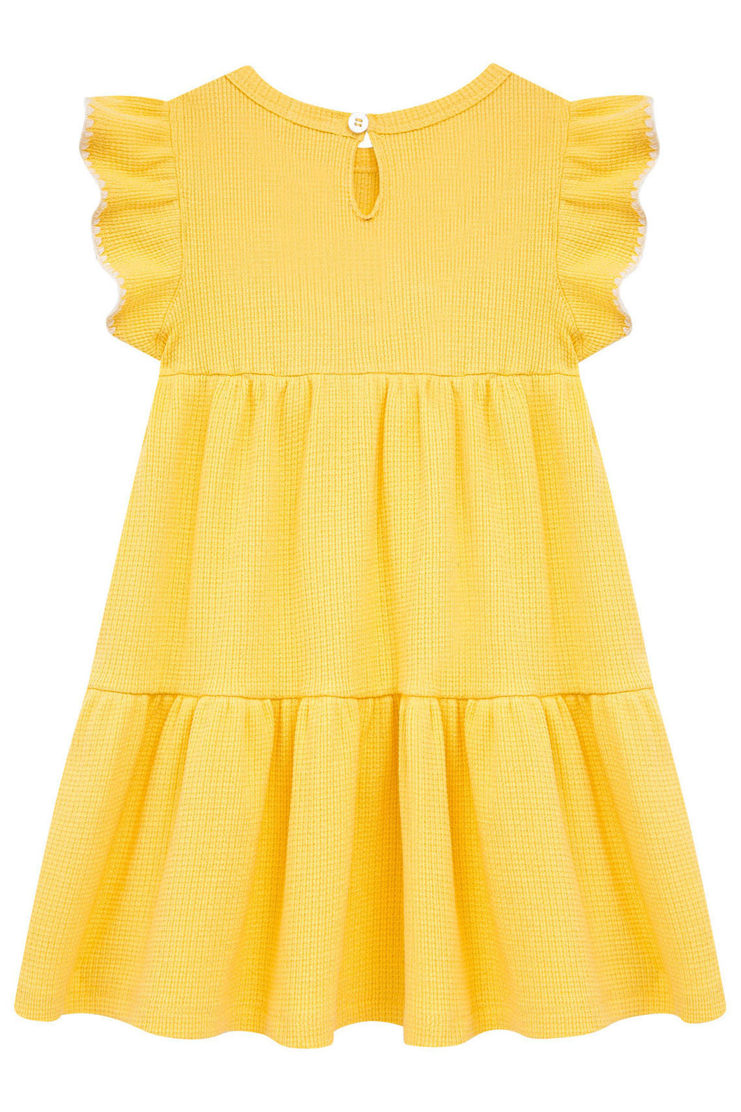 Vestido em malha waffle 96046 Kukiê Infantil Menina Vestido em malha waffle 96046 Kukiê Infantil Menina