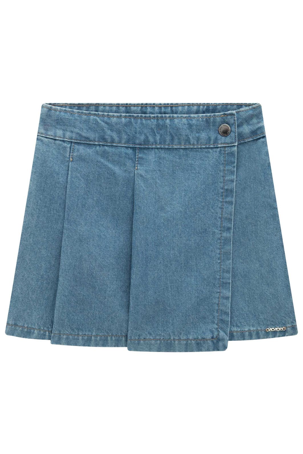 Short saia em jeans 92703 Vic Teen Menina