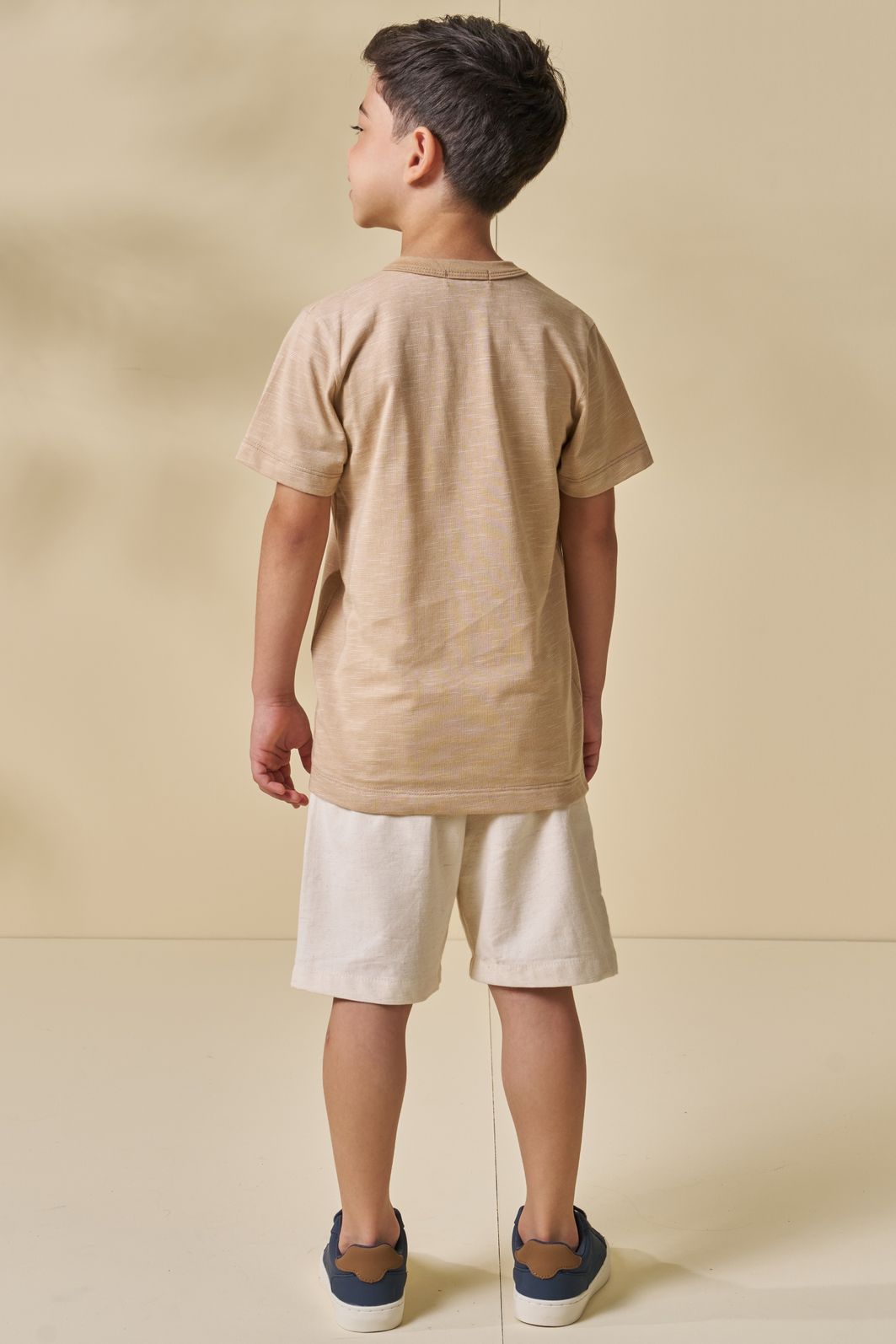 Bermuda em linho santorine com elastano 95667 LucBoo Infantil Menino Bermuda em linho santorine com elastano 95667 LucBoo Infantil Menino