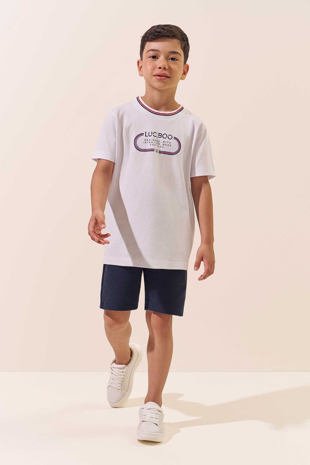 Camiseta em meia malha 96294 LucBoo Infantil Menino Camiseta em meia malha 96294 LucBoo Infantil Menino