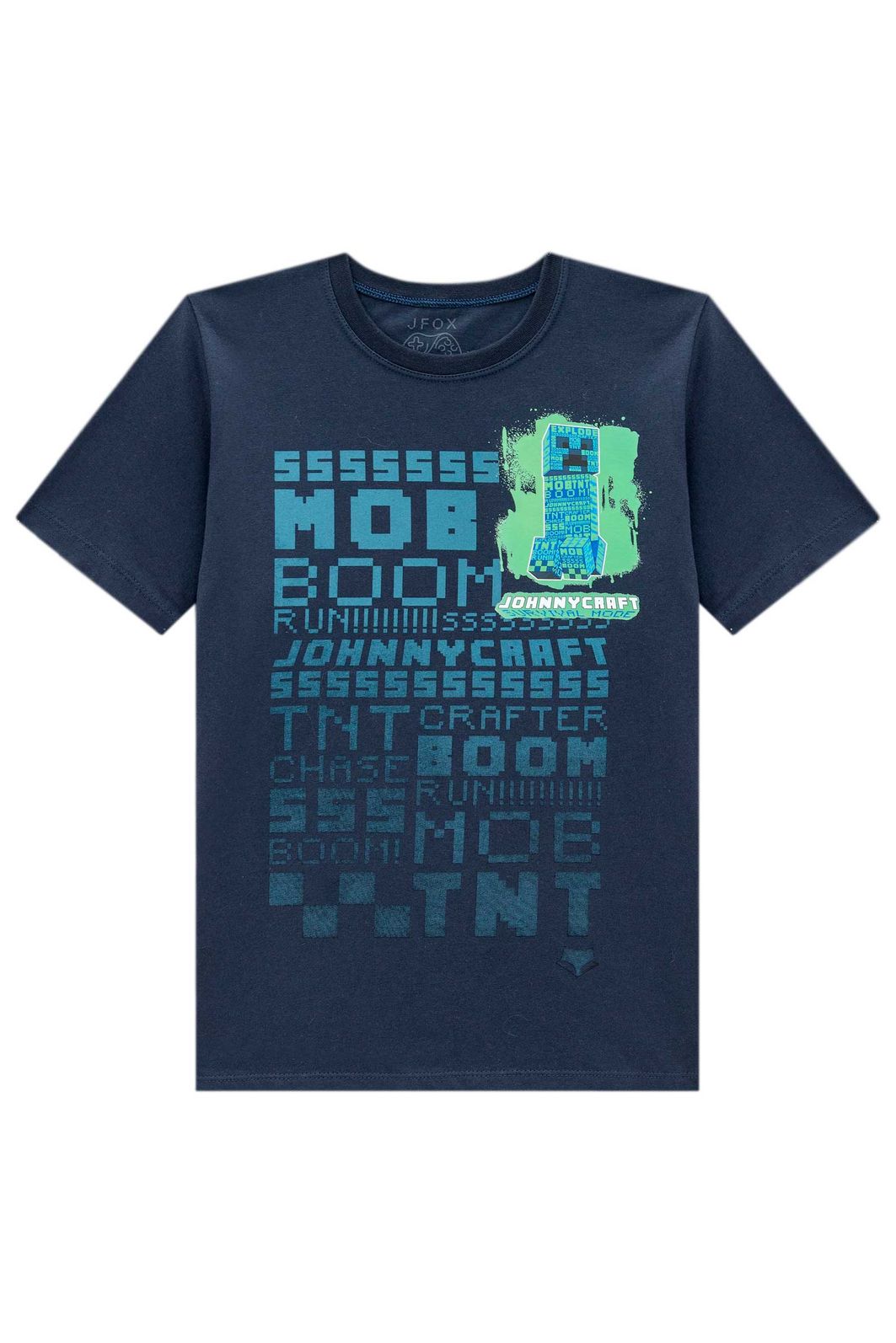 Camiseta em meia malha 94278 Johnny Fox Teen Menino Camiseta em meia malha 94278 Johnny Fox Teen Menino