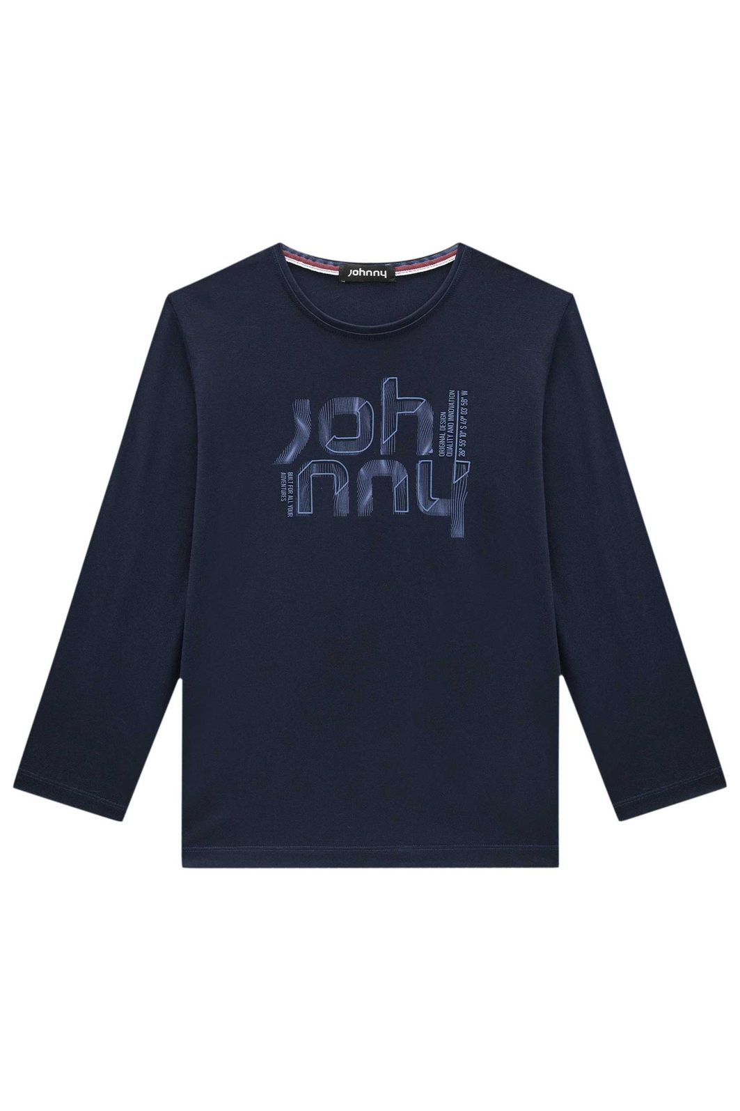 Camiseta em modal com elastano 92942 Johnny Fox Teen Menino Camiseta em modal com elastano 92942 Johnny Fox Teen Menino