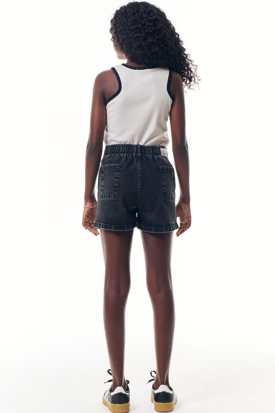 Shorts em jeans com elastano 92699 Lilimoon Teen Menina