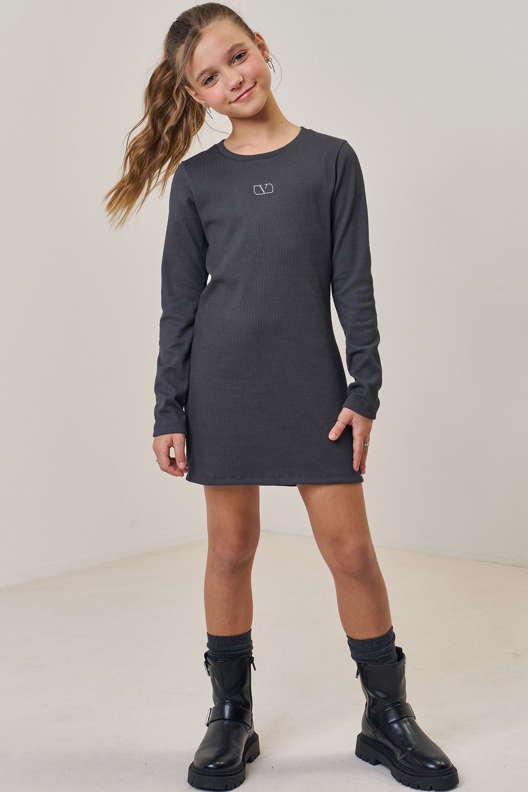 Vestido em soft line 90646 Vic Teen Menina Vestido em soft line 90646 Vic Teen Menina