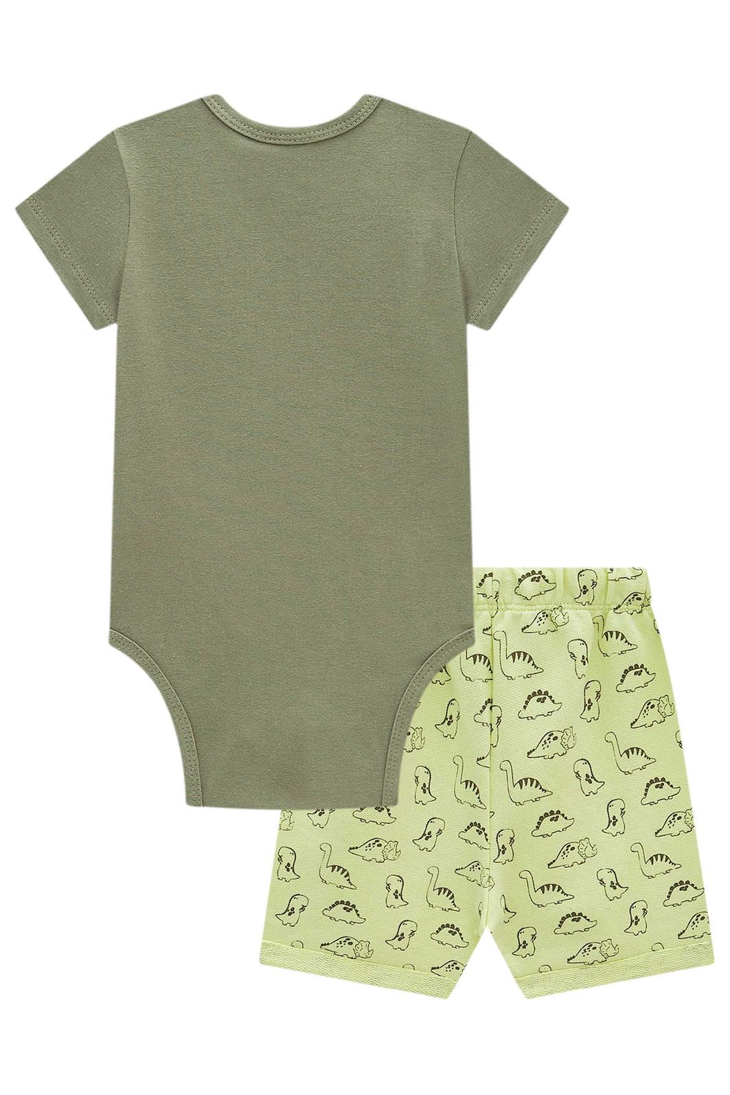 Conjunto de body em cotton com elastano e bermuda em moletom sem pelúcia 99057 LucBoo Bebê Menino Conjunto de body em cotton com elastano e bermuda em moletom sem pelúcia 99057 LucBoo Bebê Menino