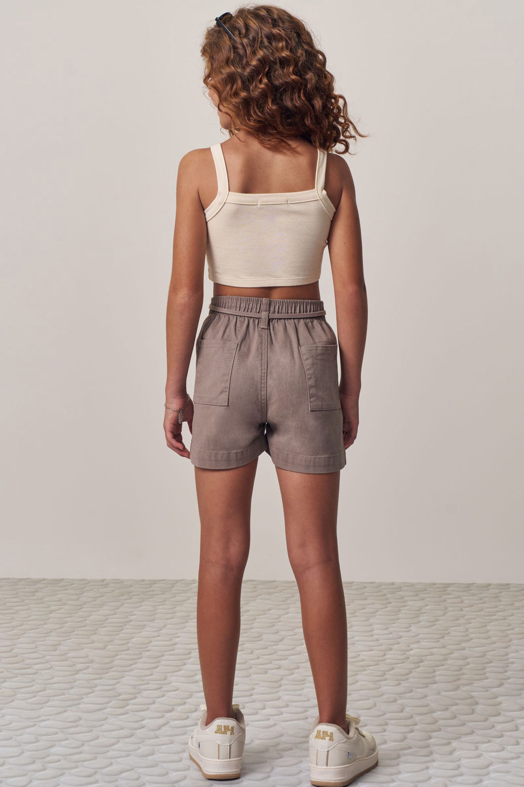 Shorts em sarja com elastano 98167 Lilimoon Teen Menina Shorts em sarja com elastano 98167 Lilimoon Teen Menina