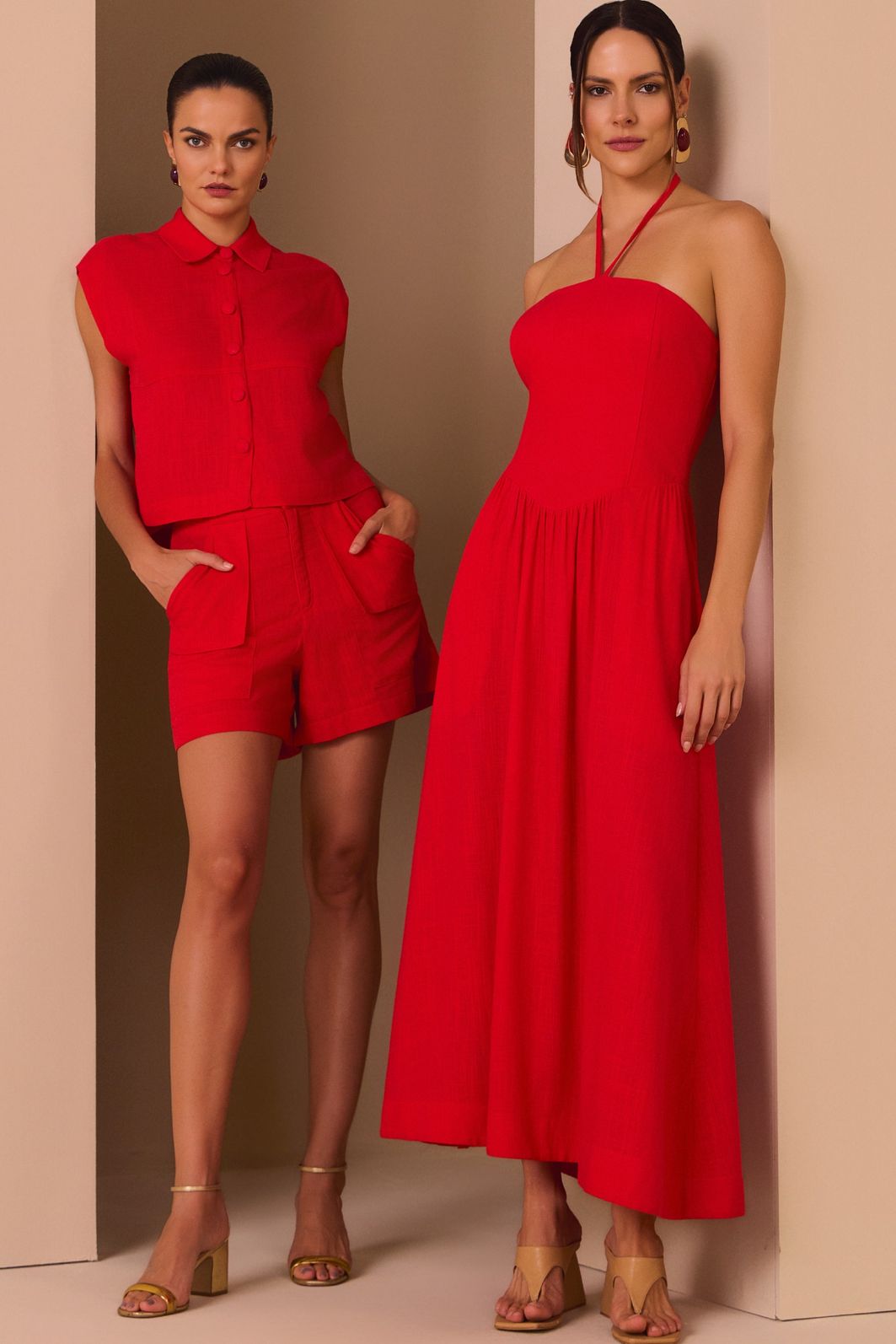 Vestido maxi midi em blend de viscose rayon premium 98331 Linzzi Vestido maxi midi em blend de viscose rayon premium 98331 Linzzi