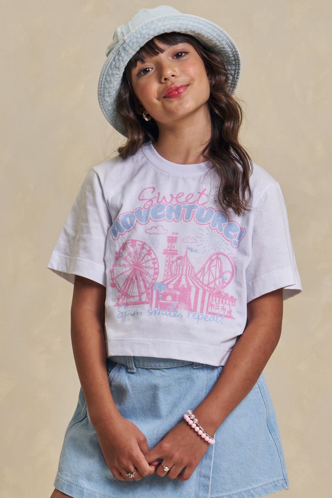Blusa em meia malha 95053 Lilimoon Teen Menina Blusa em meia malha 95053 Lilimoon Teen Menina