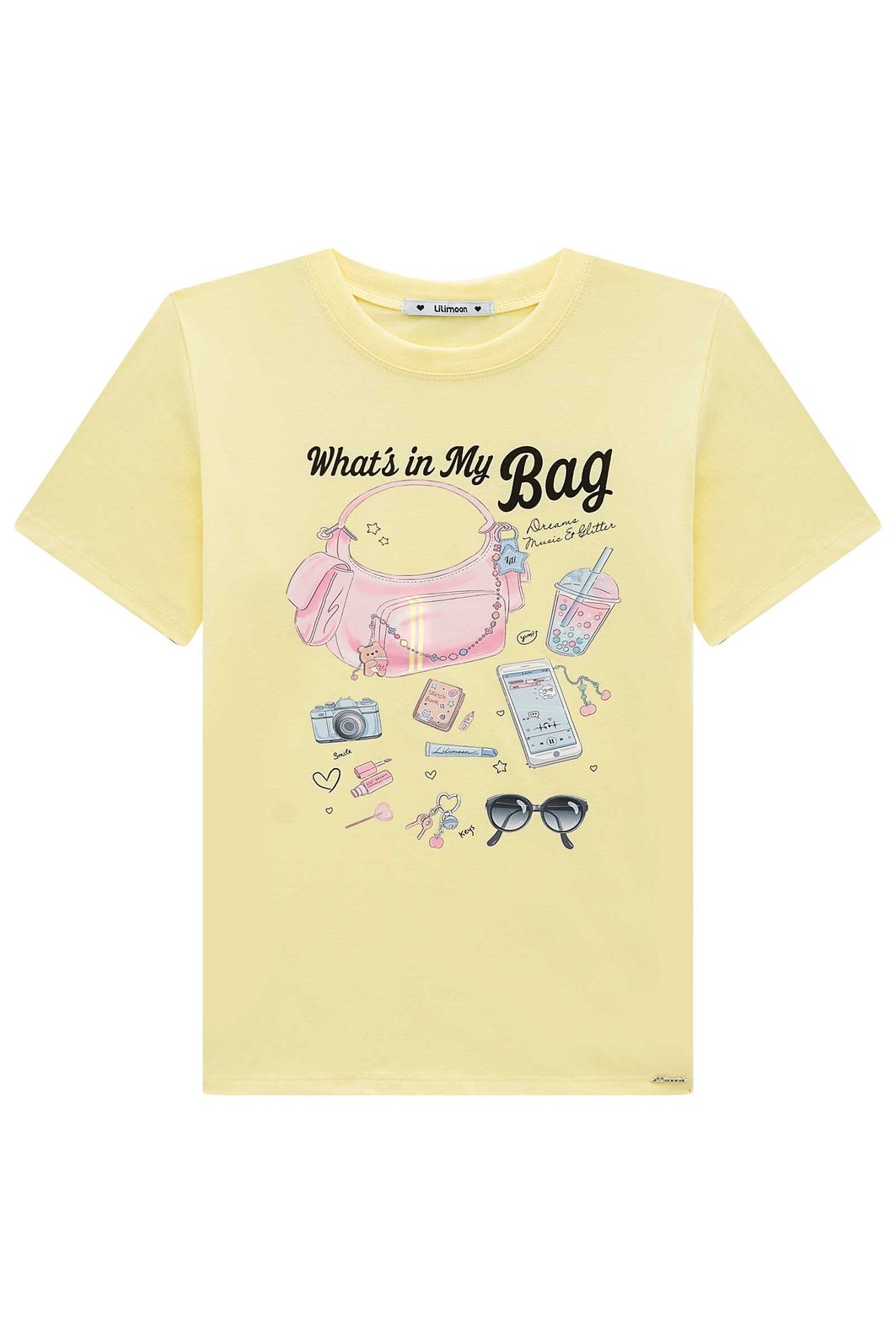 Camiseta over em meia malha 98018 Lilimoon Teen Menina Camiseta over em meia malha 98018 Lilimoon Teen Menina