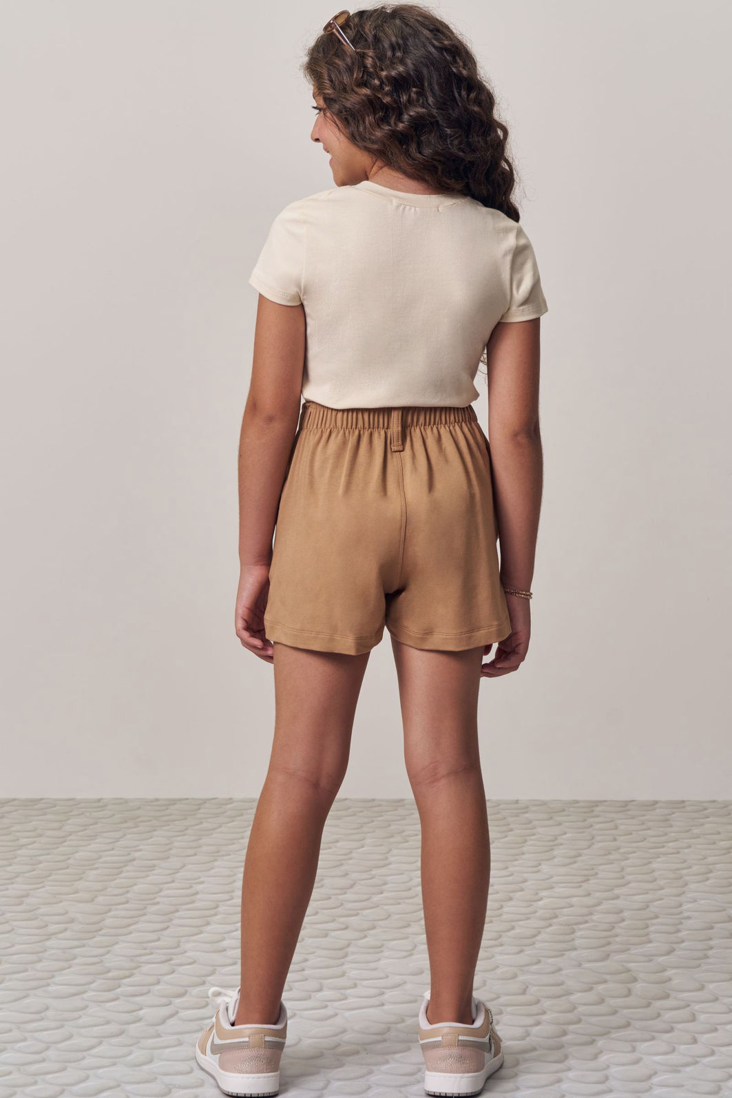 Conjunto de blusa em cotton e shorts em molevisco 98664 Lilimoon Teen Menina Conjunto de blusa em cotton e shorts em molevisco 98664 Lilimoon Teen Menina