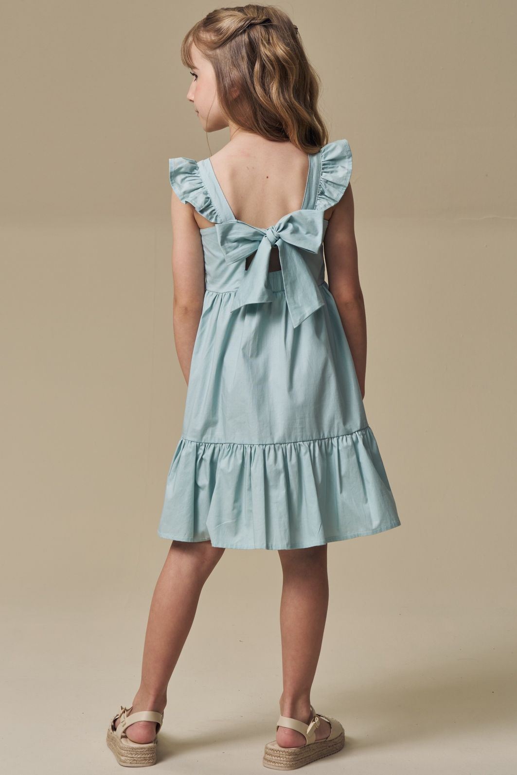 Vestido em tricoline com elastano e tricoline bordado 97010 Infanti Infantil Menina Vestido em tricoline com elastano e tricoline bordado 97010 Infanti Infantil Menina