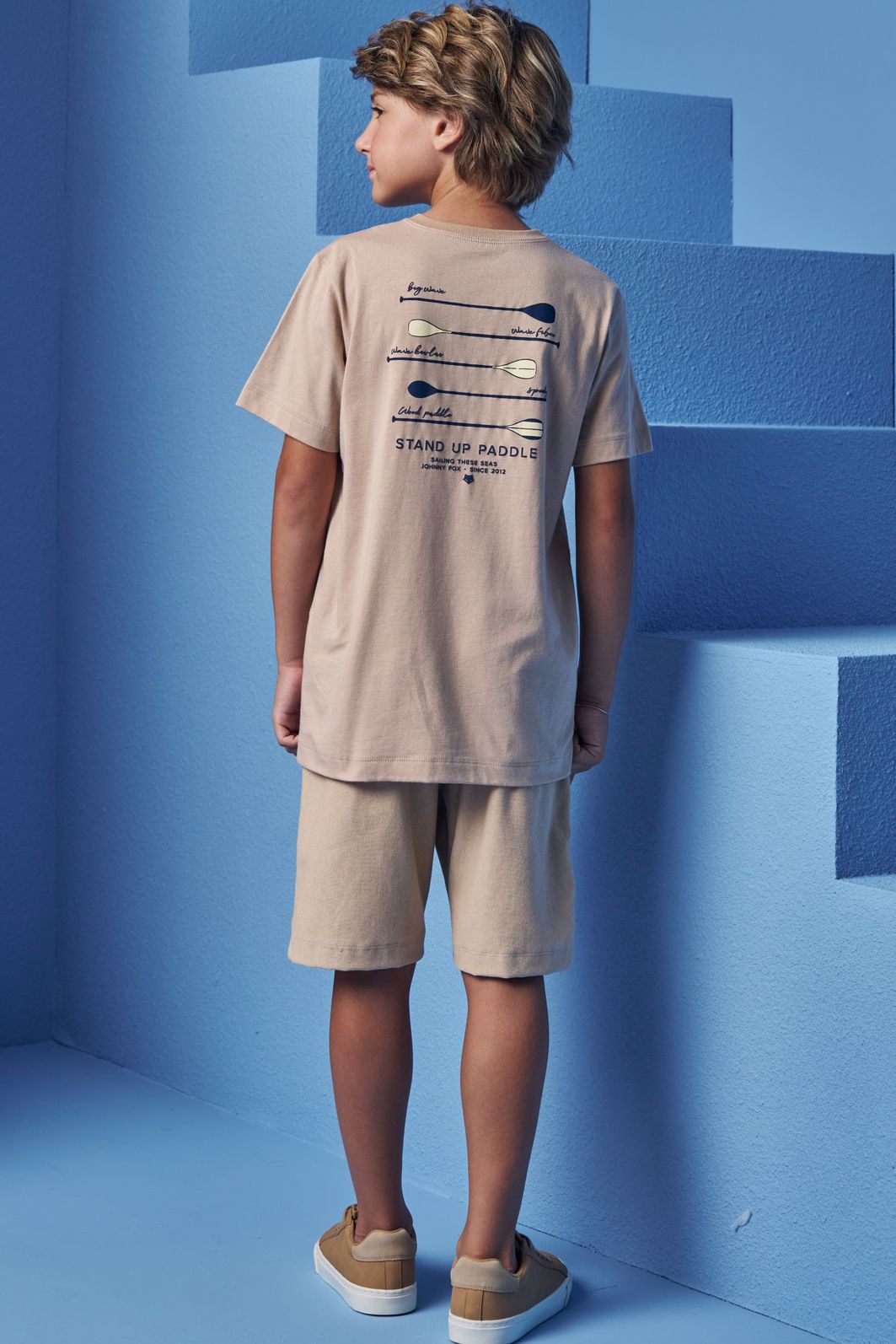 Camiseta em meia malha 98642 Johnny Fox Teen Menino Camiseta em meia malha 98642 Johnny Fox Teen Menino
