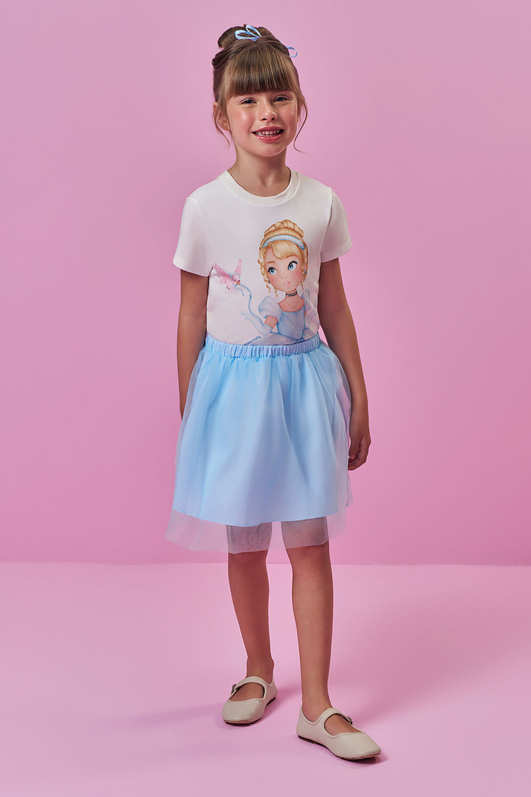 Blusa em meia malha 96794 Kukiê Infantil Menina Blusa em meia malha 96794 Kukiê Infantil Menina