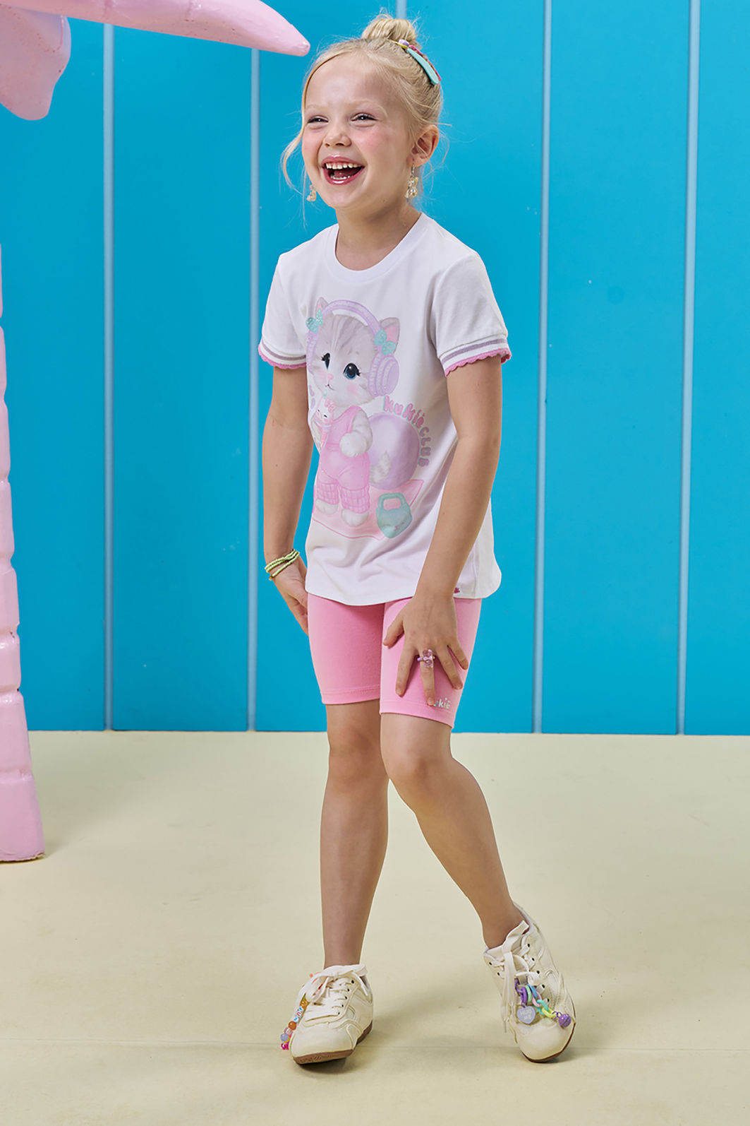 Blusa em meia malha 97029 Kukiê Infantil Menina Blusa em meia malha 97029 Kukiê Infantil Menina