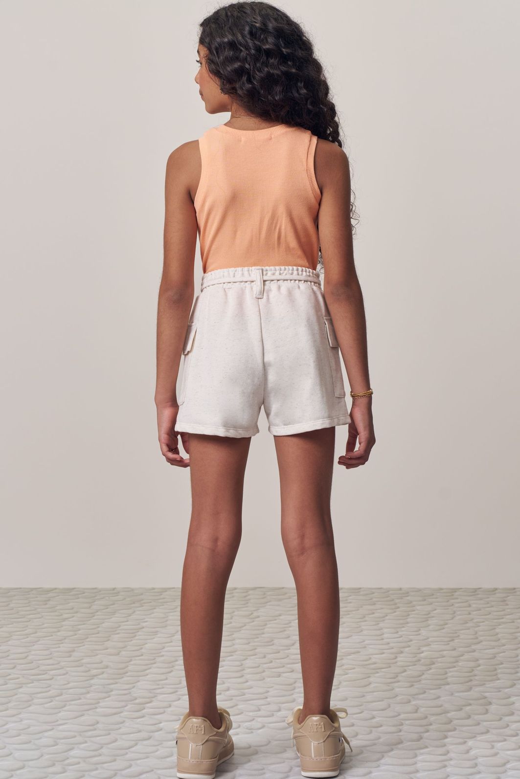 Conjunto de regata em canelado liz e shorts em moletom sem pelúcia 98616 Lilimoon Teen Menina Conjunto de regata em canelado liz e shorts em moletom sem pelúcia 98616 Lilimoon Teen Menina