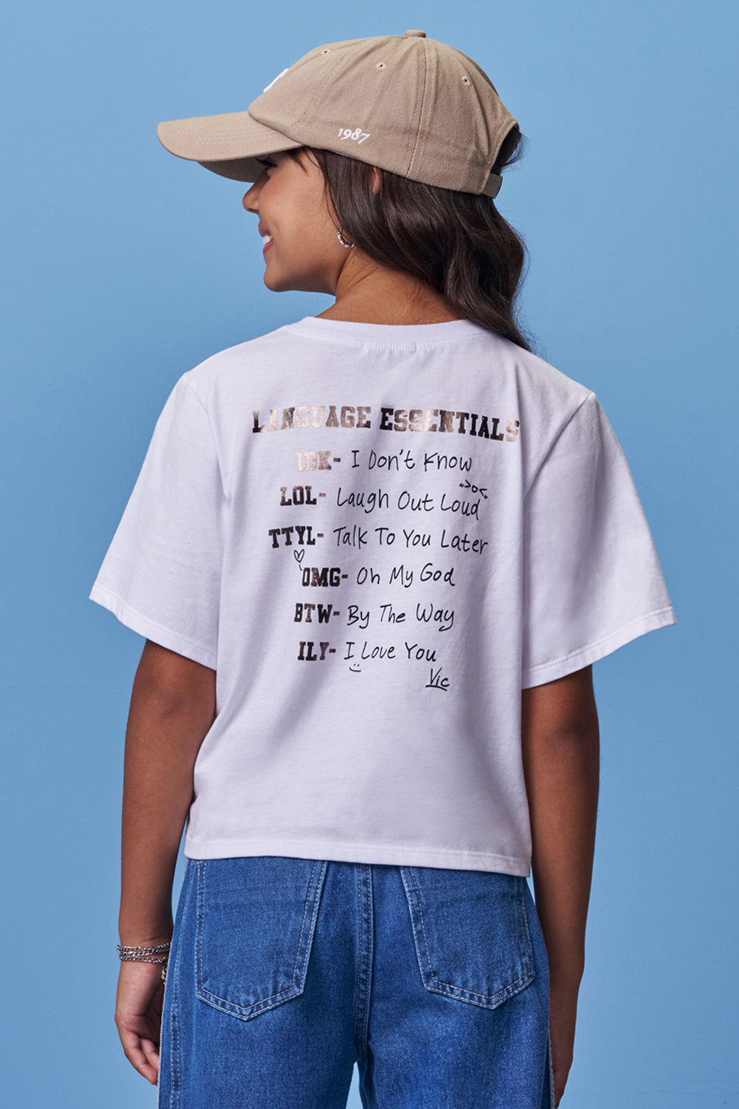 Blusa em meia malha 98504 Vic Teen Menina Blusa em meia malha 98504 Vic Teen Menina