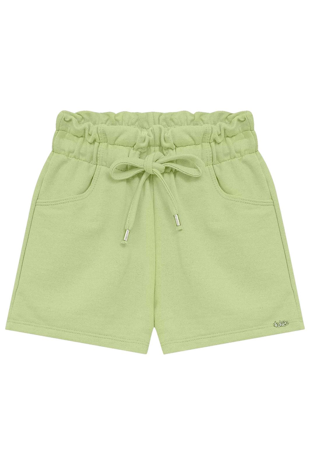 Shorts em moletom sem pelúcia 94351 Kukiê Infantil Menina Shorts em moletom sem pelúcia 94351 Kukiê Infantil Menina