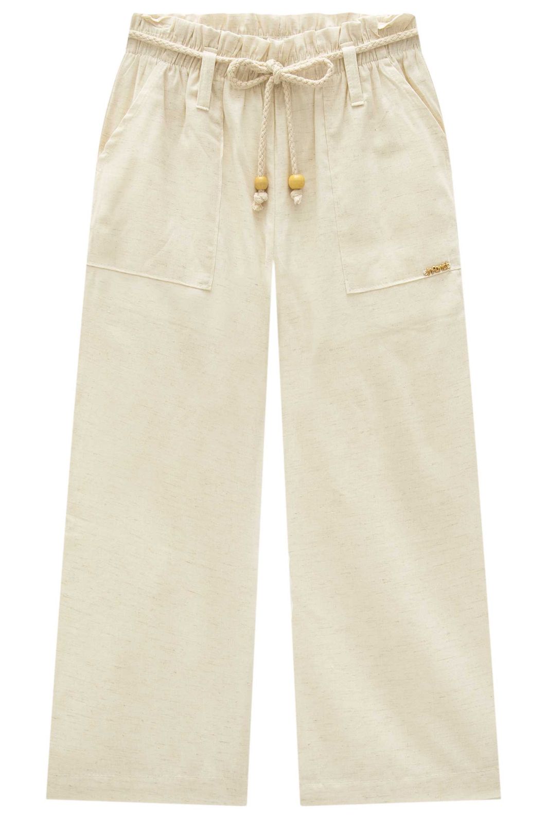 Calça mariner em linho deluxe 95411 Infanti Infantil Menina Calça mariner em linho deluxe 95411 Infanti Infantil Menina