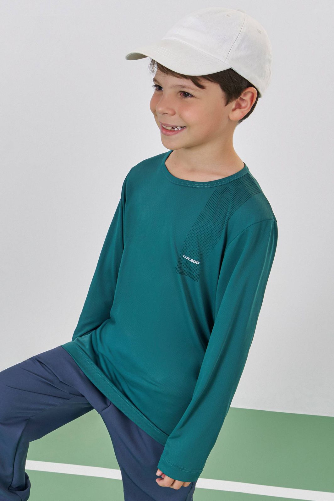 Camiseta em malha air fit 90428 LucBoo Infantil Menino Camiseta em malha air fit 90428 LucBoo Infantil Menino