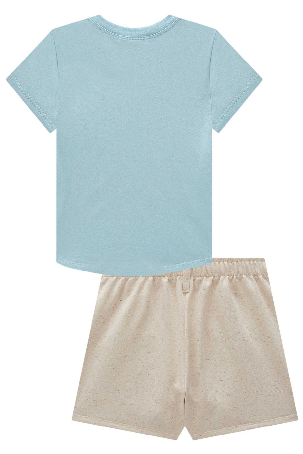 Conjunto de blusa em meia malha e short saia em moletom sem pelúcia 98257 Vic Teen Menina Conjunto de blusa em meia malha e short saia em moletom sem pelúcia 98257 Vic Teen Menina